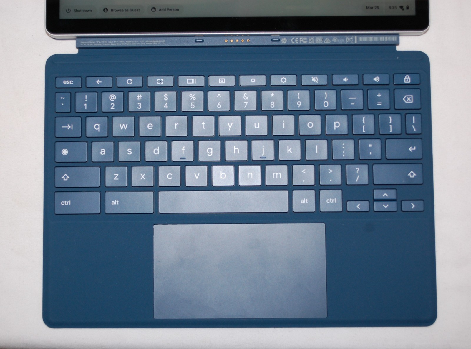 HP Chromebook Version 111.0.5563.71 32Bit & Keyboard TPN-H101k AS IS / Parts