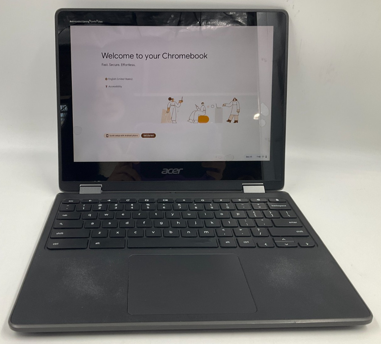 Acer Chromebook Spin 512 R851TN-C9DD Flip N4100 4GB/32GB 12″T NX.H99AA.002 READ!