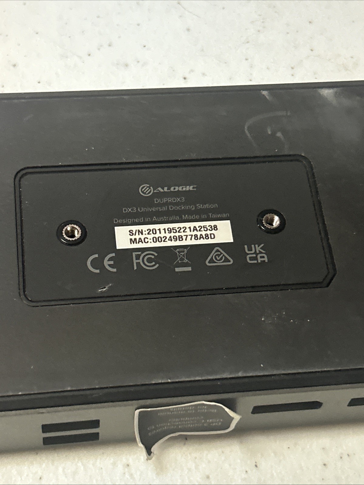 ALOGIC DX3 Triple 4K Display Docking Station with 100W Power Delivery