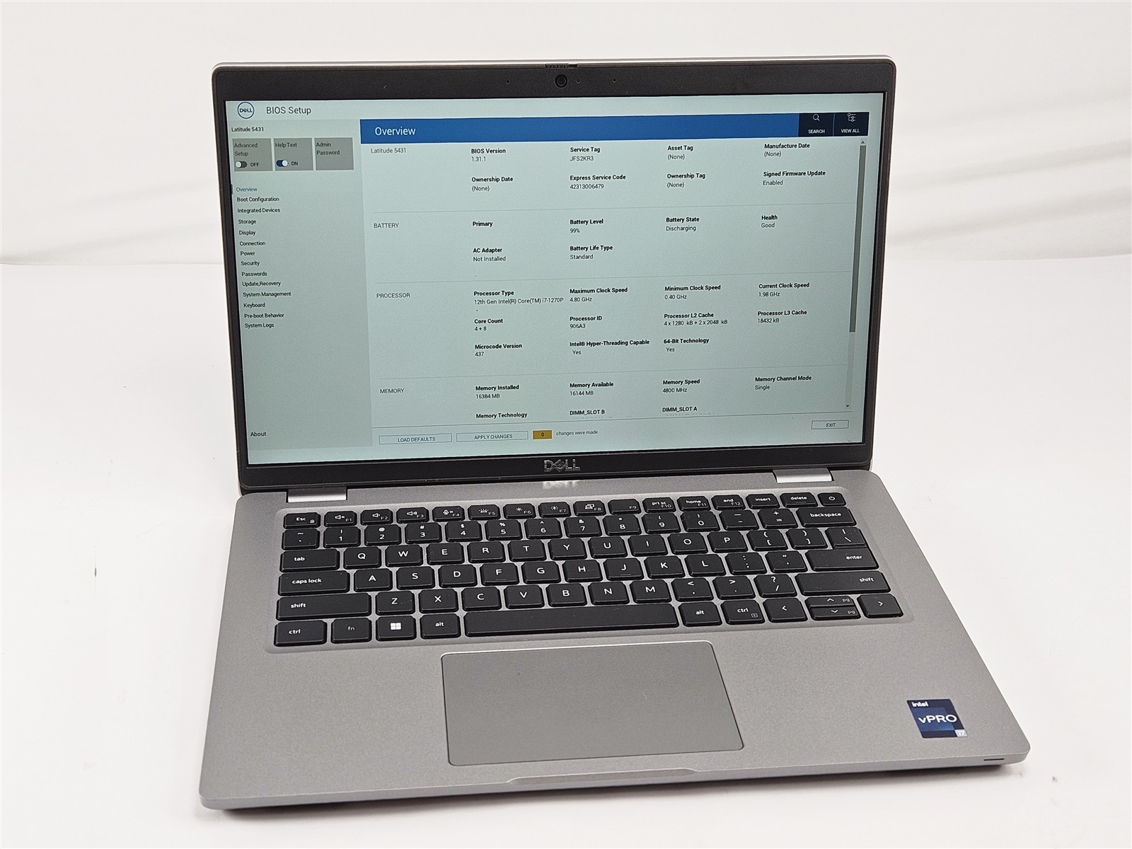 Dell Latitude 5431 14″ i7-1270P 16GB 256GB SSD Grey Ultrabook