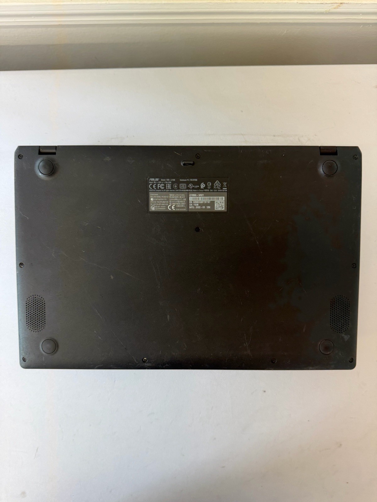 Asus L510MA-WS21 Laptop – Intel Pentium – RAM 4GB(built in) Read Des
