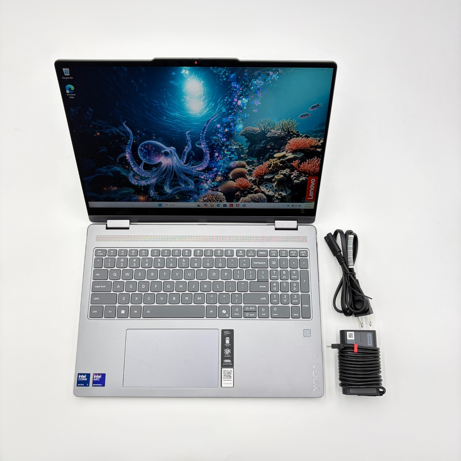 Lenovo Yoga 7 16″ 2-in-1 (16ILL10) – Ultra 7 256V, 16GB Ram, 1TB SSD, W11H
