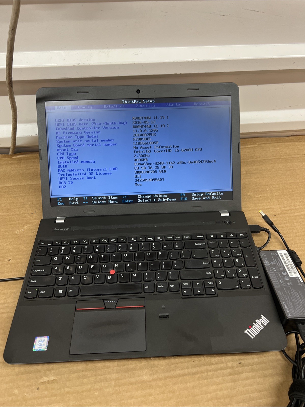 Lot Of 20 Lenovo ThinkPad E560 i5-6200U@ 2.30GHz 8GB RAM 256GB SSD Win 11