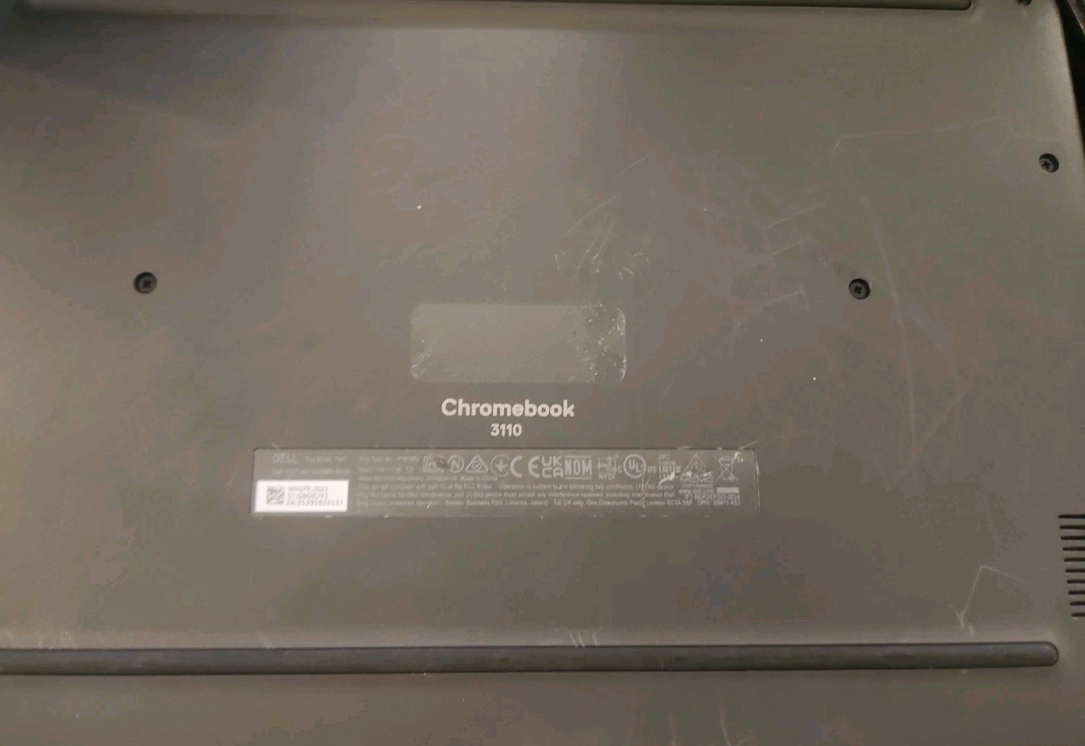 Dell Chromebook 3100 11.6” Intel Celeron Preowned Works