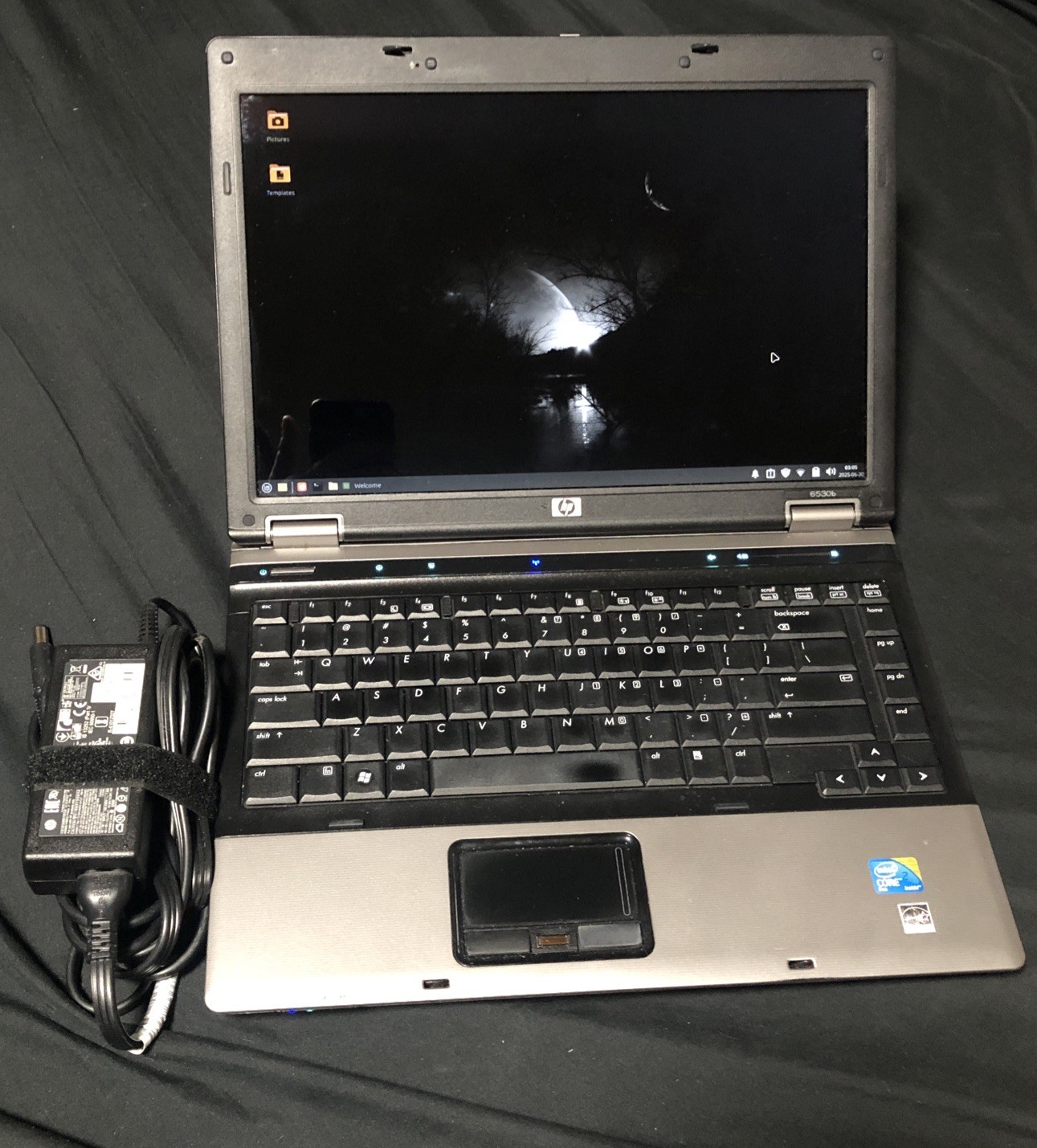 Win10/Linux Dual-Boot HP Compaq 6530b Laptop w/ LightScribe CD/DVD Burner/Writer
