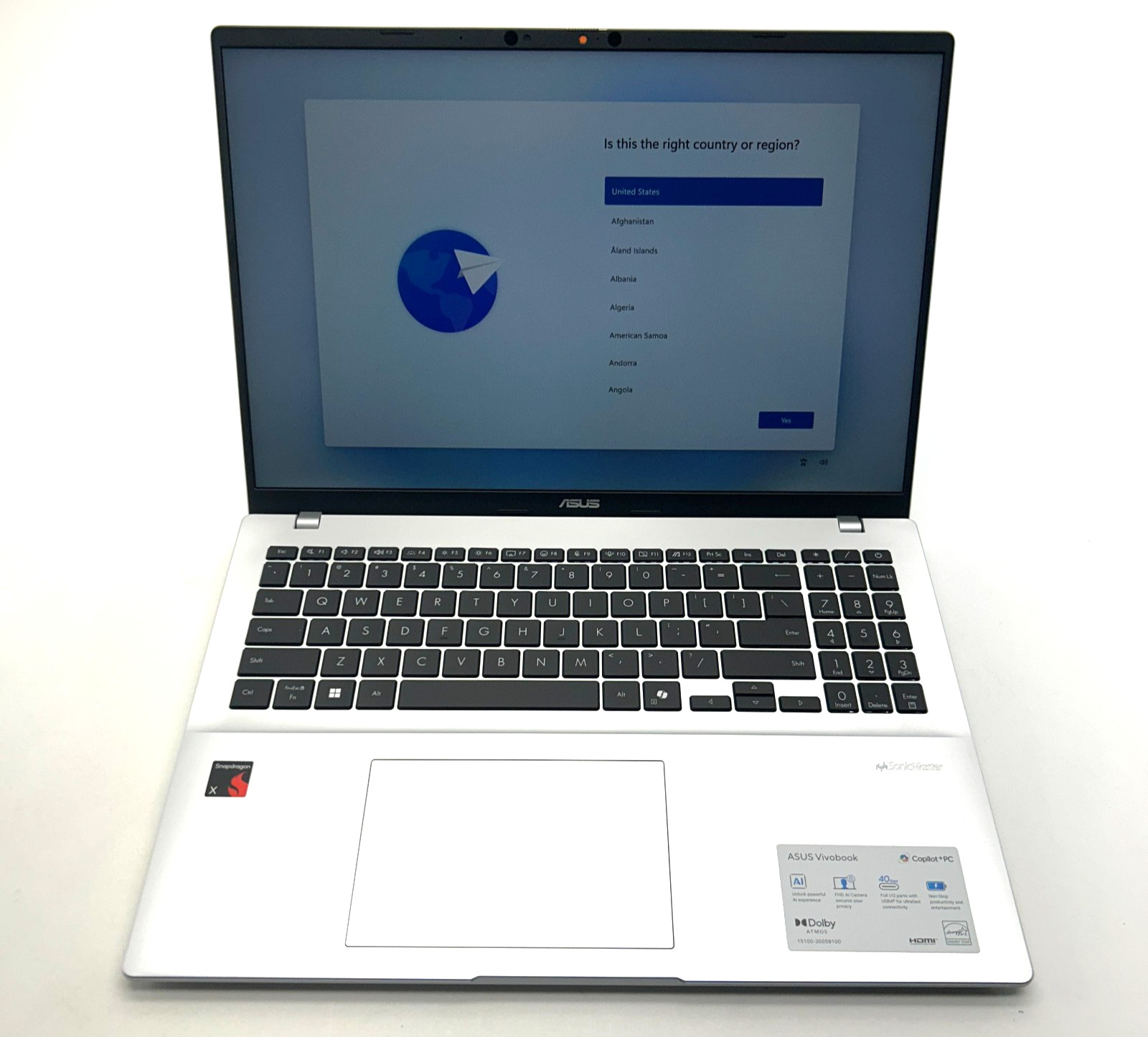 ASUS Vivobook 16 Copilot 16″ Snapdragon X-X126100 16GB 1TB SSD Win 11