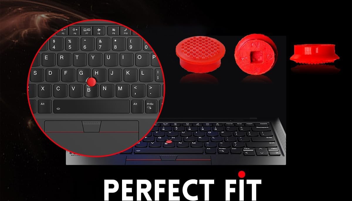 3PCS Trackpoint Caps 3.0mm Red for Lenovo Thinkpad T14s Gen 2,3,4|T14 Gen 4,3|T1