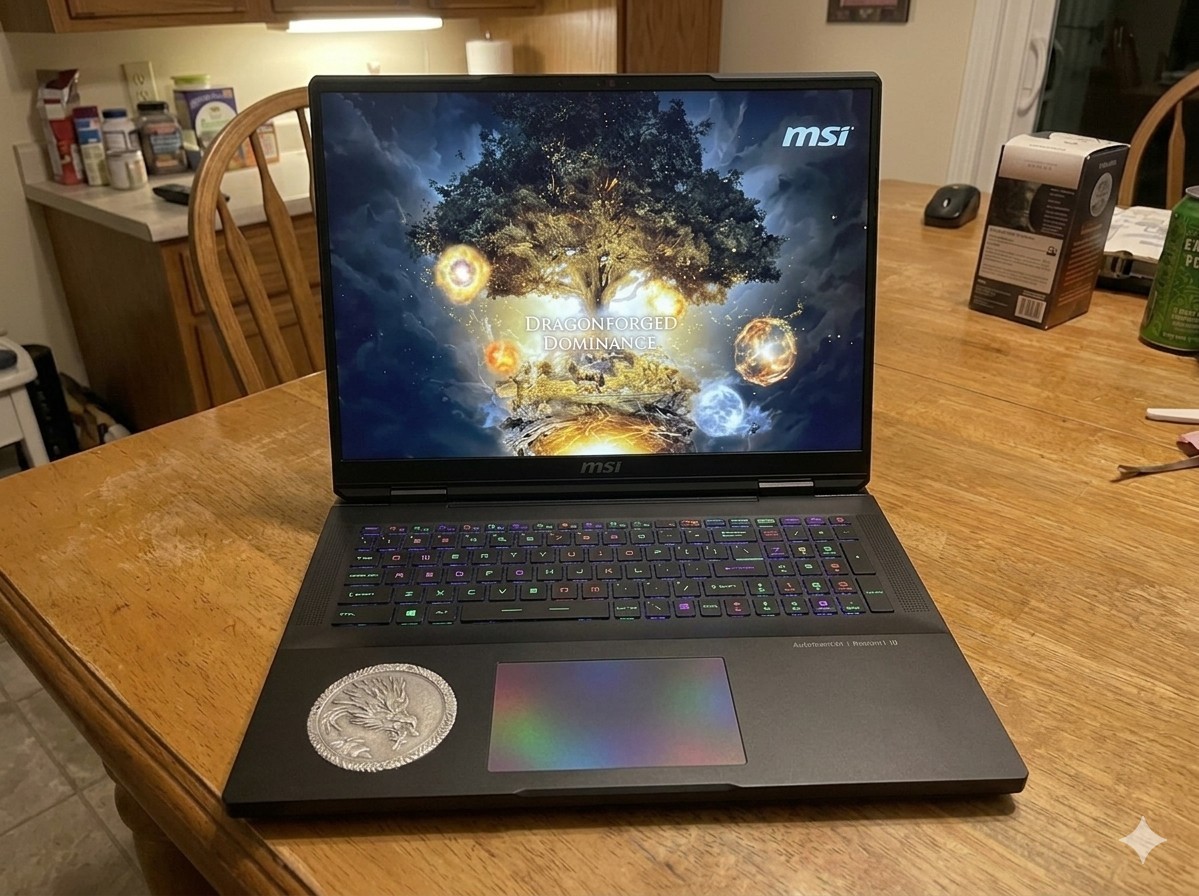 MSI Titan 18 HX Dragon Edition Norse Myth