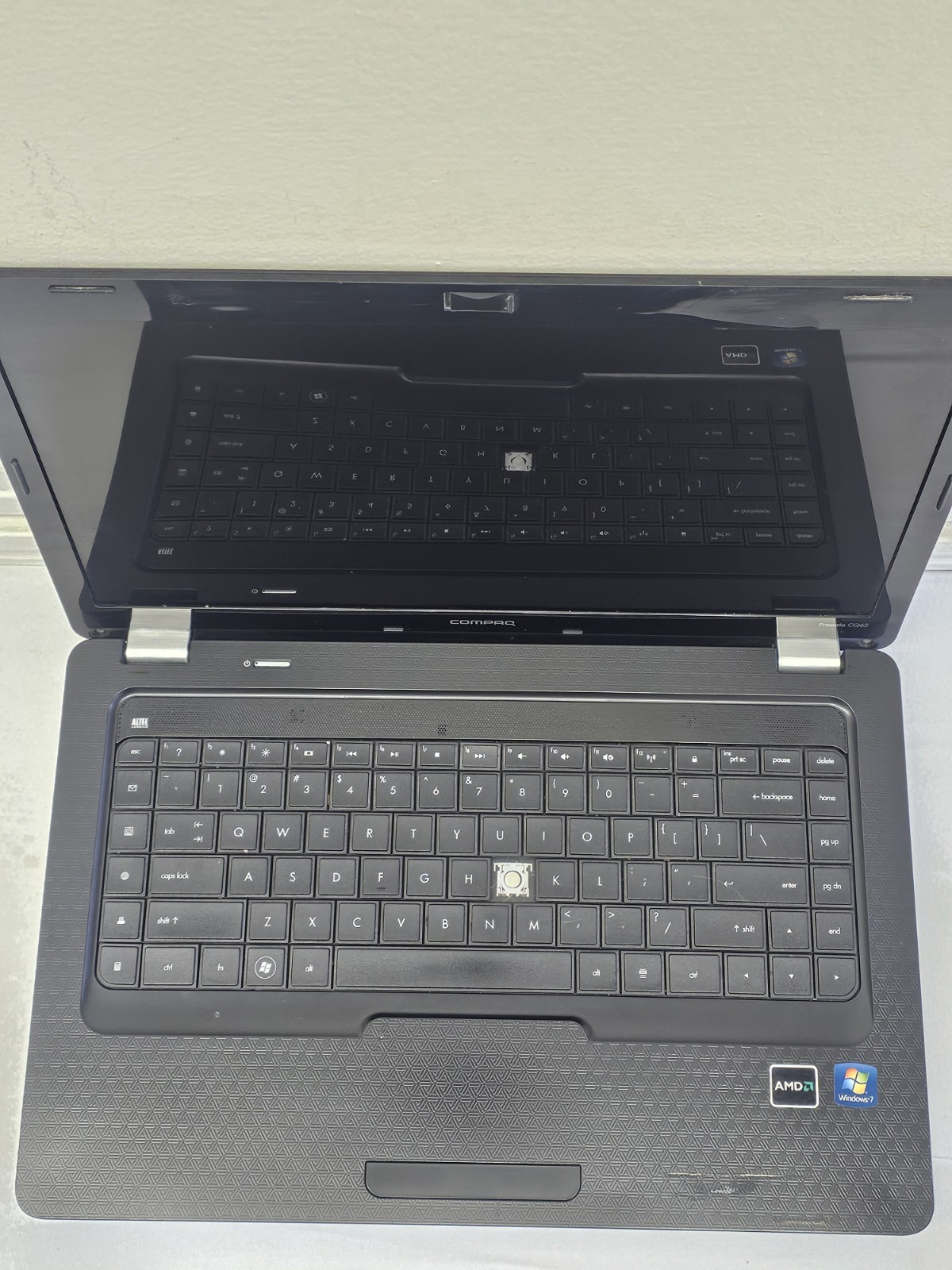 Compaq Presario CQ62 Laptop – AMD V120 – 8GB RAM – NO HDD/OS – Parts – READ