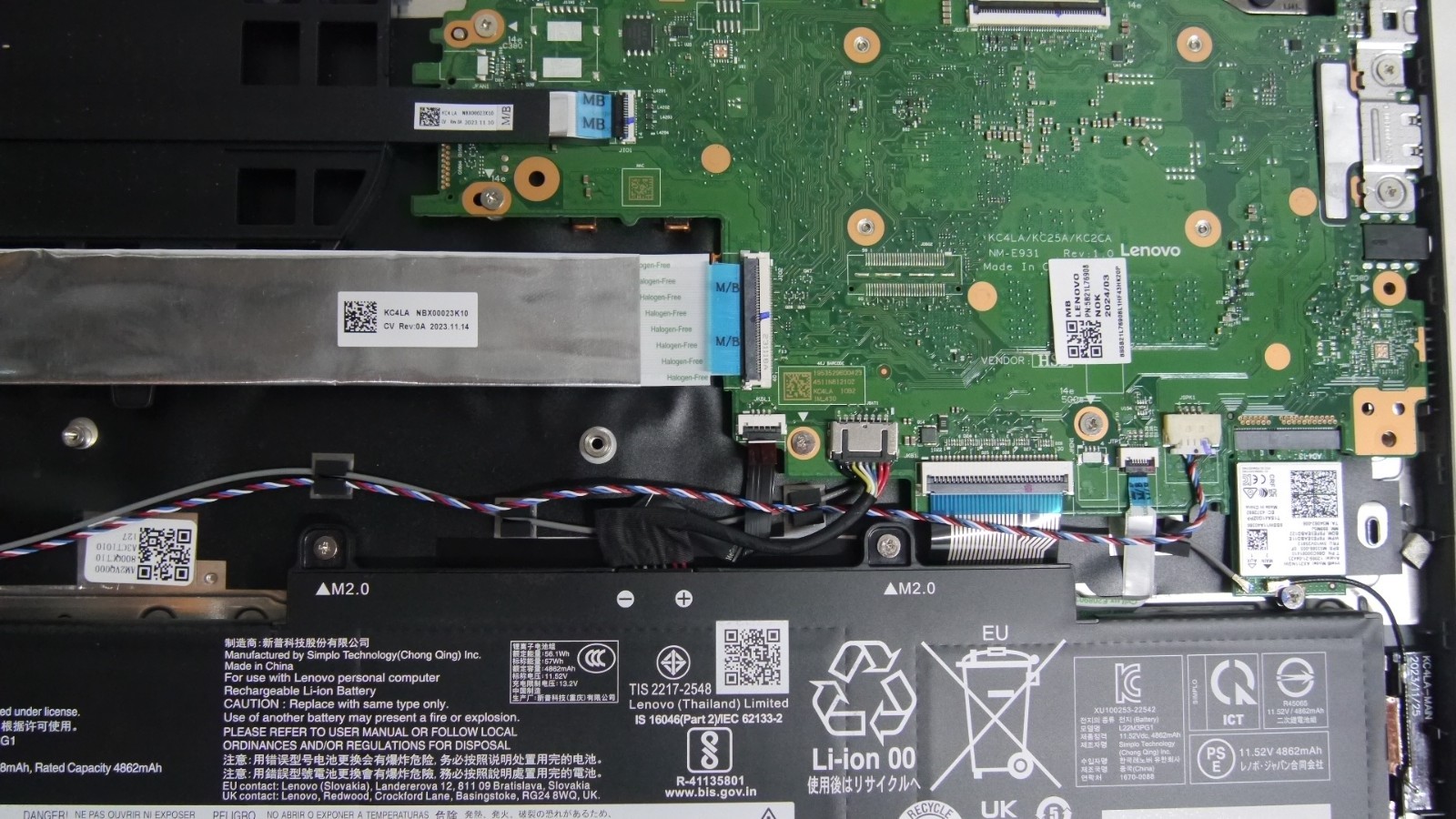 lenovo 14e chromebook gen 3 intel non-touch laptop for parts or repair. Read