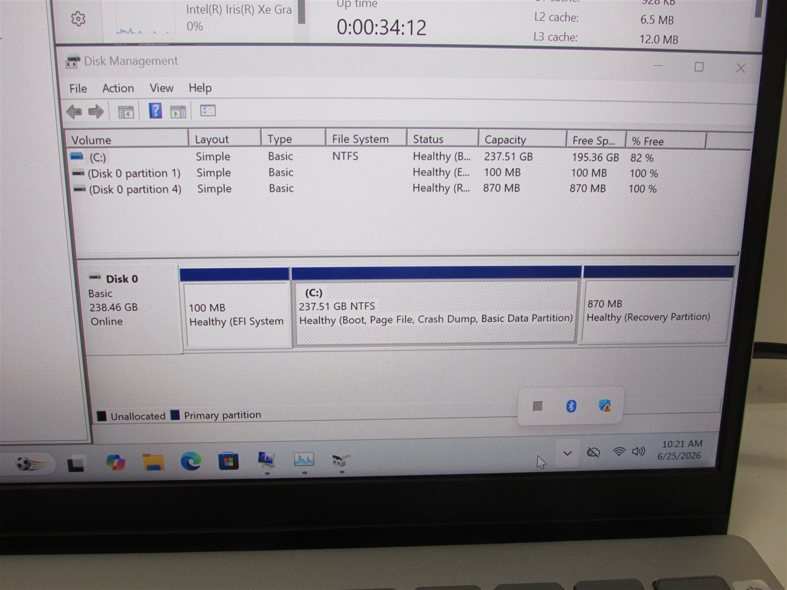 Dell Inspiron 14 5420 i5-1235U 1.3GHz 16GB RAM 256GB NVME 14″ Win 11 Pro NO BAT