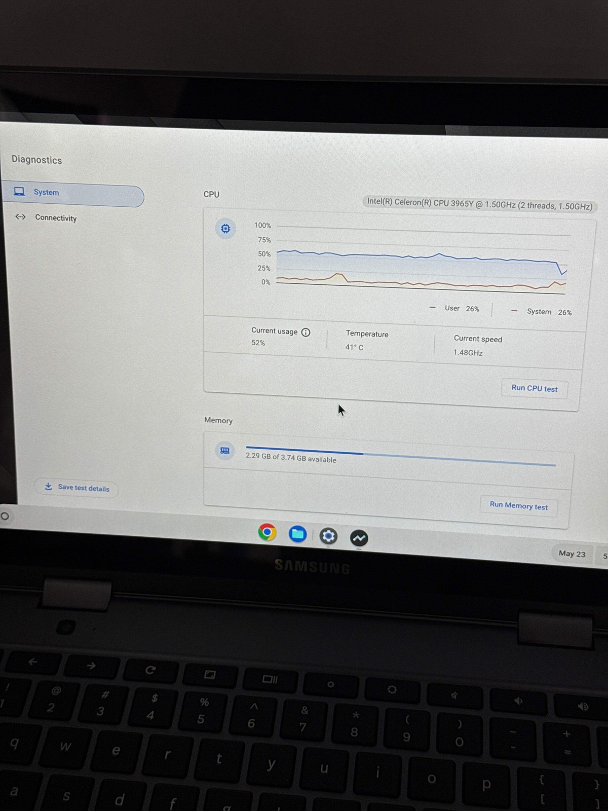 Samsung Chromebook Plus 12.2” 32GB Intel Celeron 4GB Laptop – Open Box