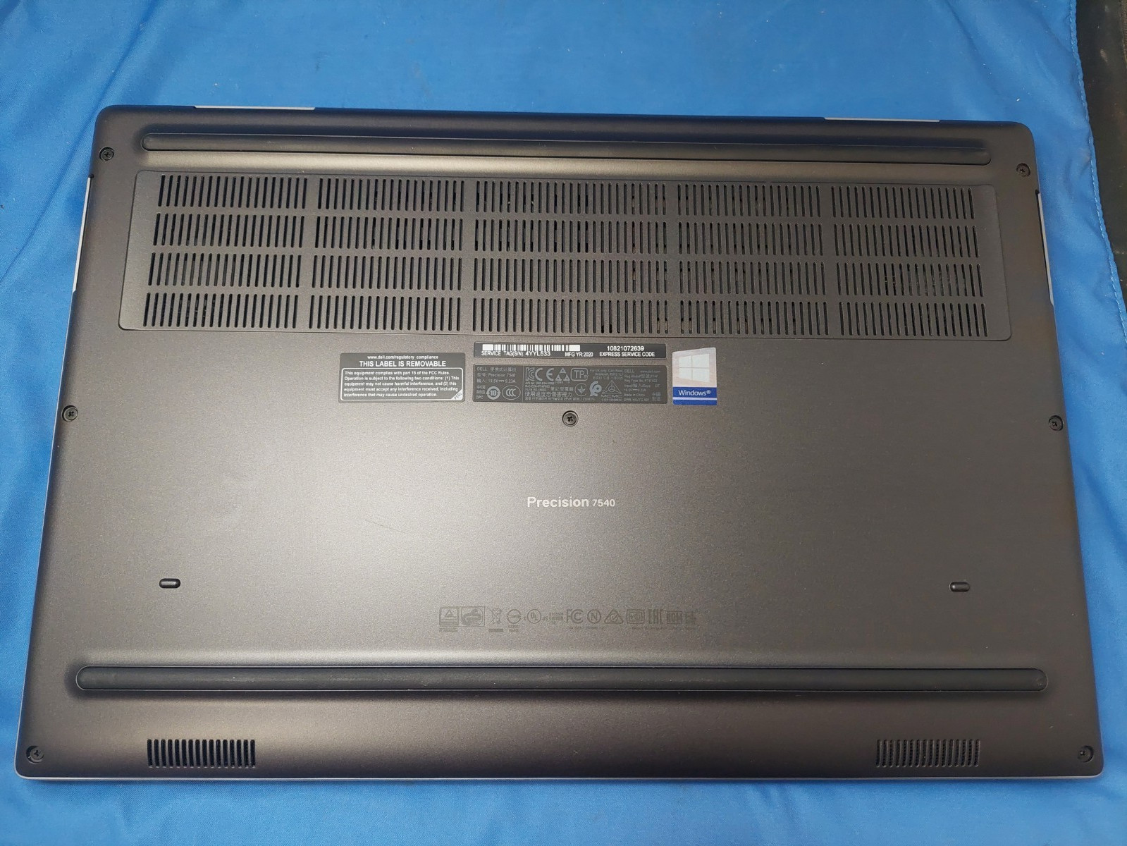 DELL PRECISION 7540 LAPTOP