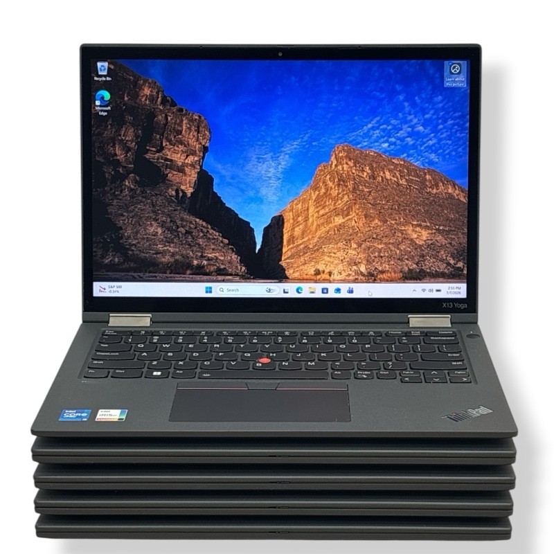 5x Lenovo ThinkPad X13 Yoga Gen 2 13″ i5-1145G7 16GB 256GB SSD W11P LTE Laptop