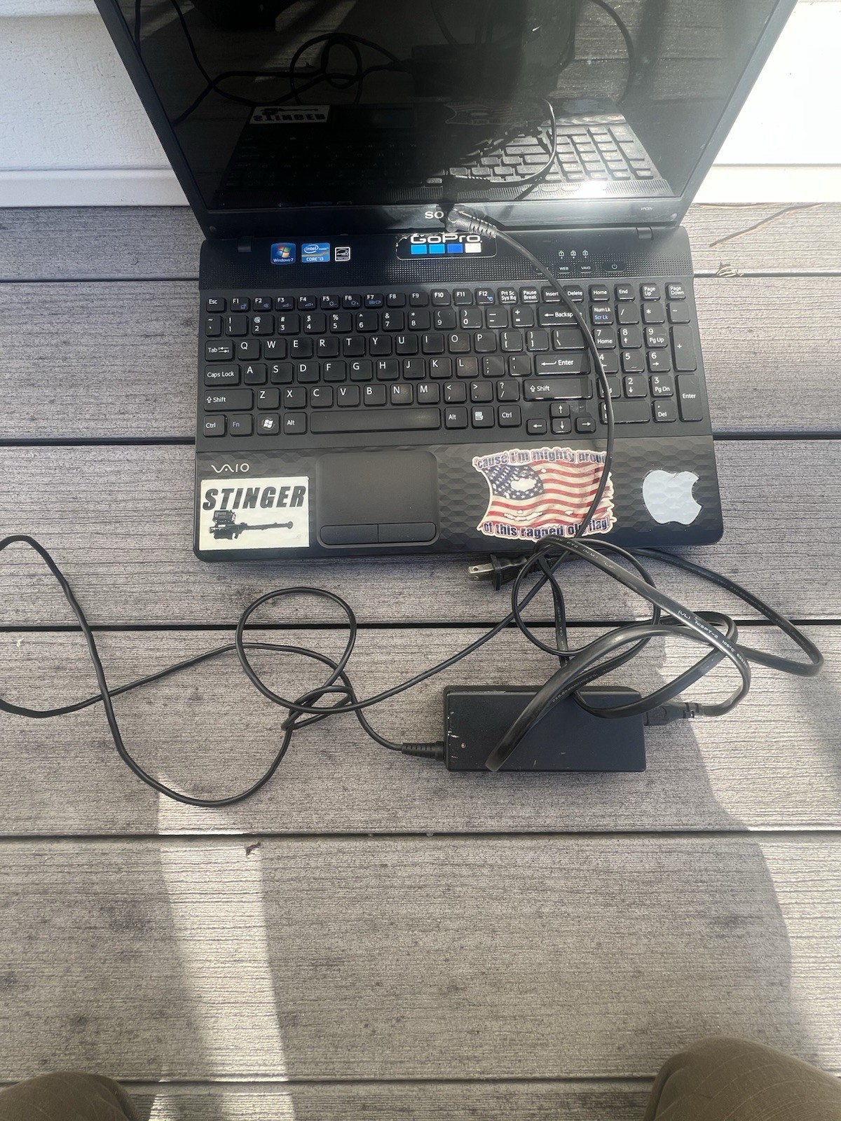 Sony VAIO 15.5in Intel Core i5 Windows 7 Black Webcam HDMI VGA Charger