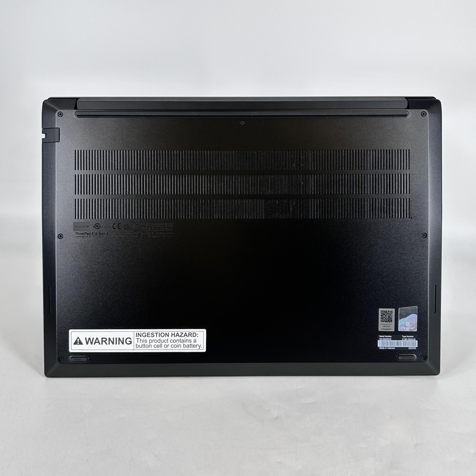 Lenovo ThinkPad E16 Gen 3 FHD+ 2.0 GHz Ultra 7 255H 16GB 512GB SSD Excellent
