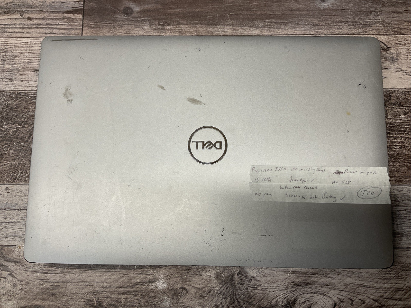Precision 3550 / i5 10th / No RAM Laptop Notebook PC / T20