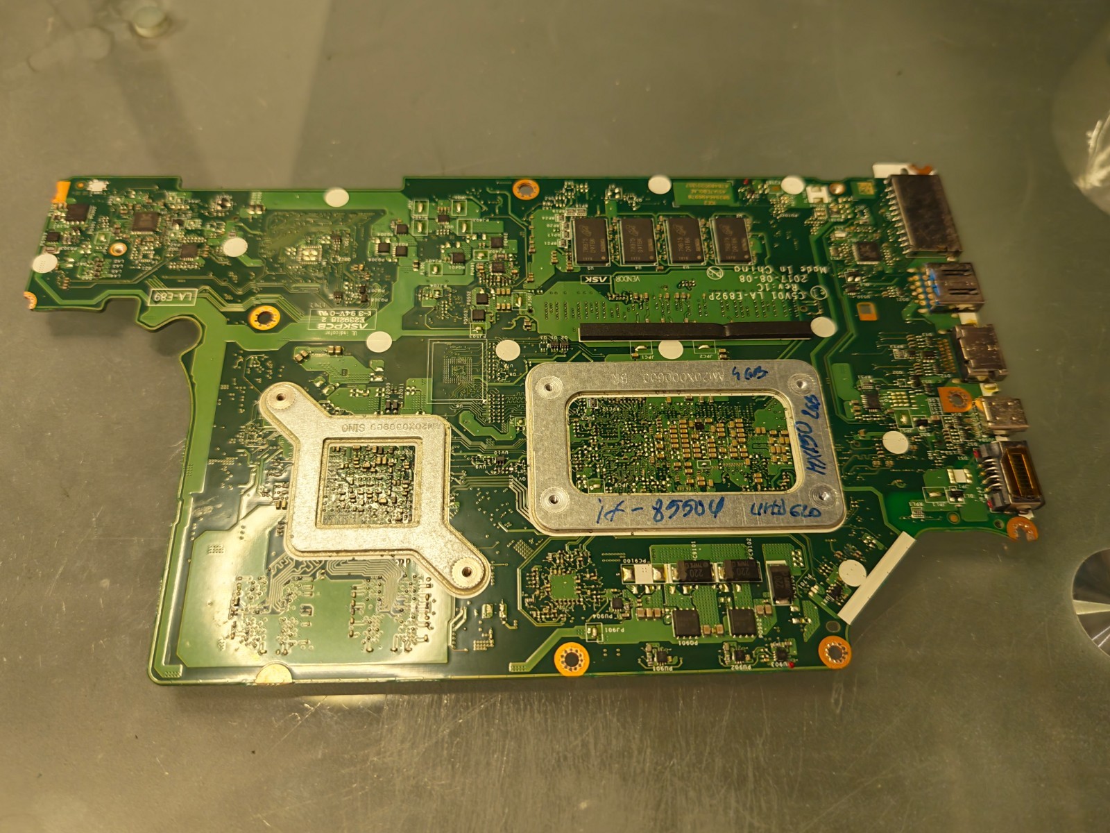 ACER A515-51 A615-51 A315-51 MOTHERBOARD LA-892P I7-8550U GEFORCE MX150 #