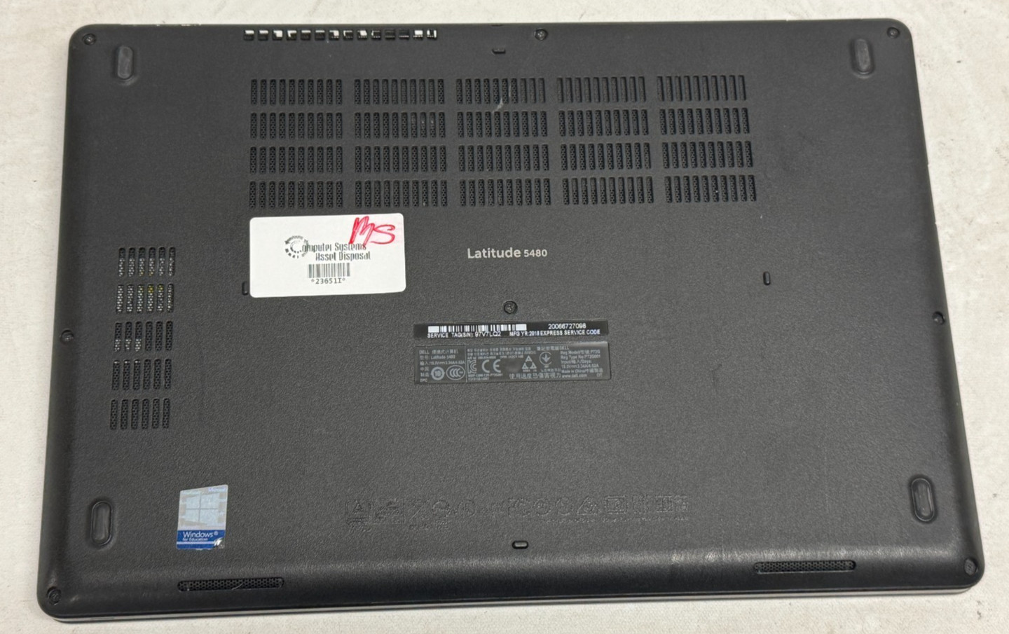 Dell Latitude 5480 14″ (i7-7820HQ – 16GB RAM – 256GB SSD – Win11Home)