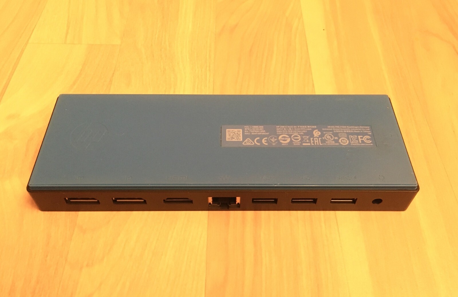Genuine HP USB-C Dock G4 Docking Station with 90W AC Power Adapter
