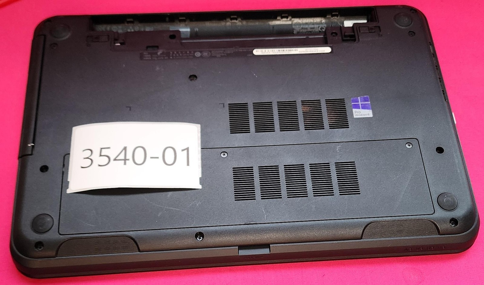 Dell Latitude 3540 i3 CPU 4GB RAM DVD 500GB HDD Win 10 Pro No Battery/Pwr Adapt