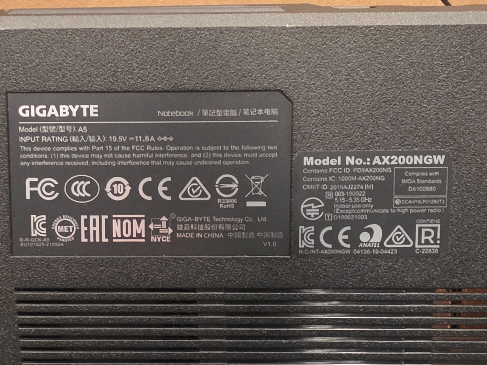 GIGABYTE – A5 X1 Gaming Laptop – 240Hz FHD 1920×1080 – NVIDIA GeForce RTX 3070 –