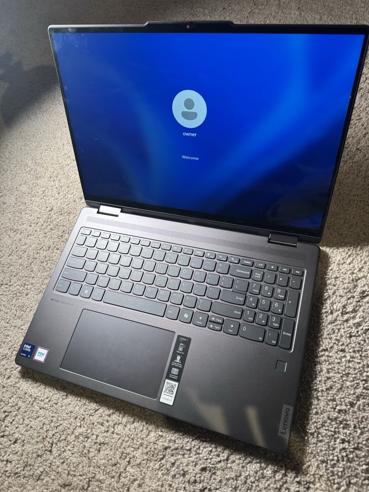 Lenovo Yoga 7i 16-inch 2-in-1 2K FHD Intel Core Ultra 5 125U 1.30ghz 16gb 512gb