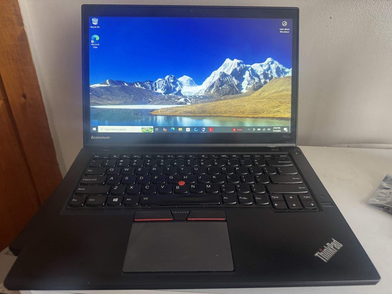 Lenovo ThinkPad T450s Laptop | i7-5600U | 12GB RAM | 512GB SSD | Win10Pro,Touch