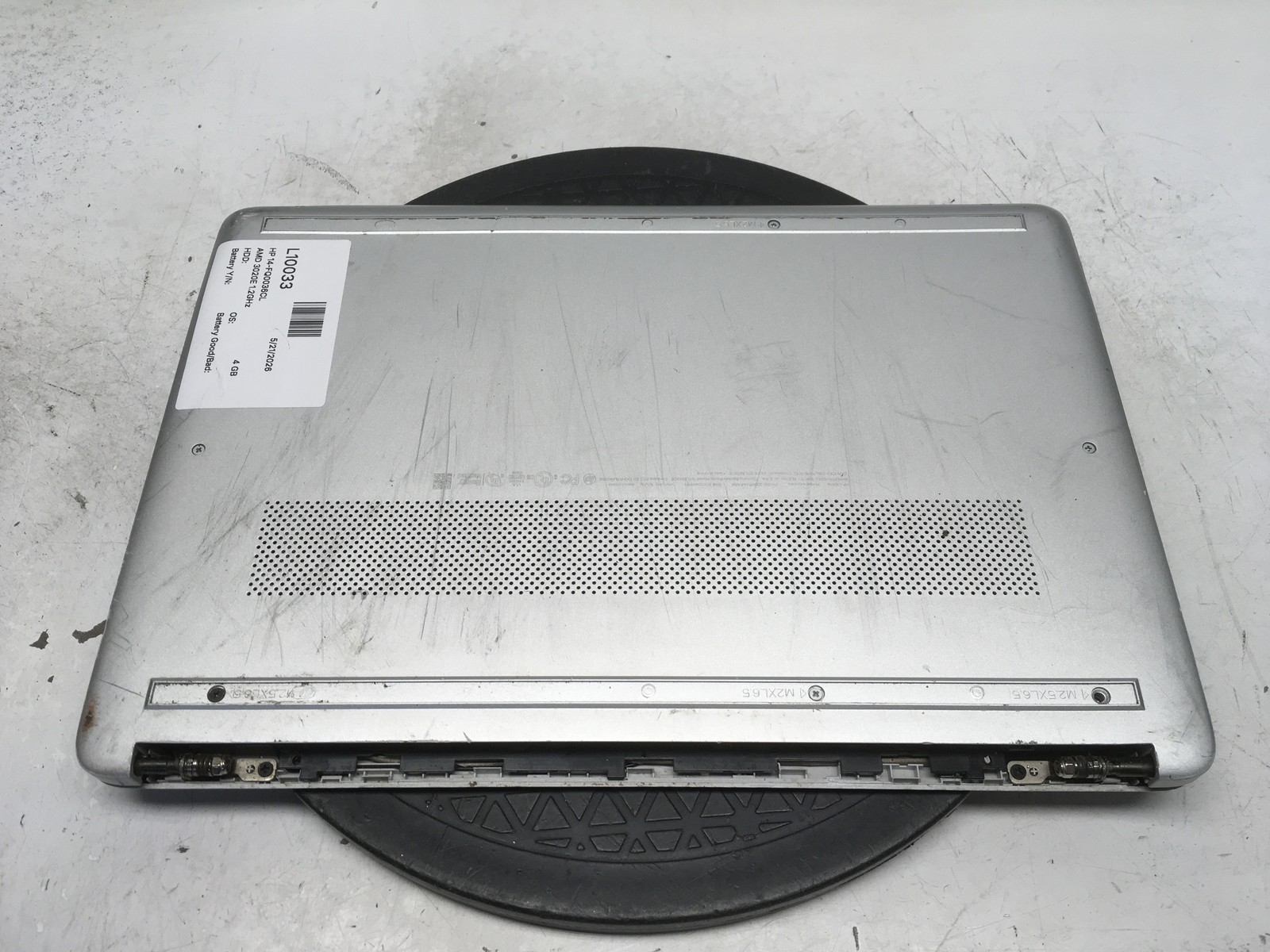 HP 14-FQ0036CL AMD 3020E 1.2GHz 4 GB NO HDD No Batt