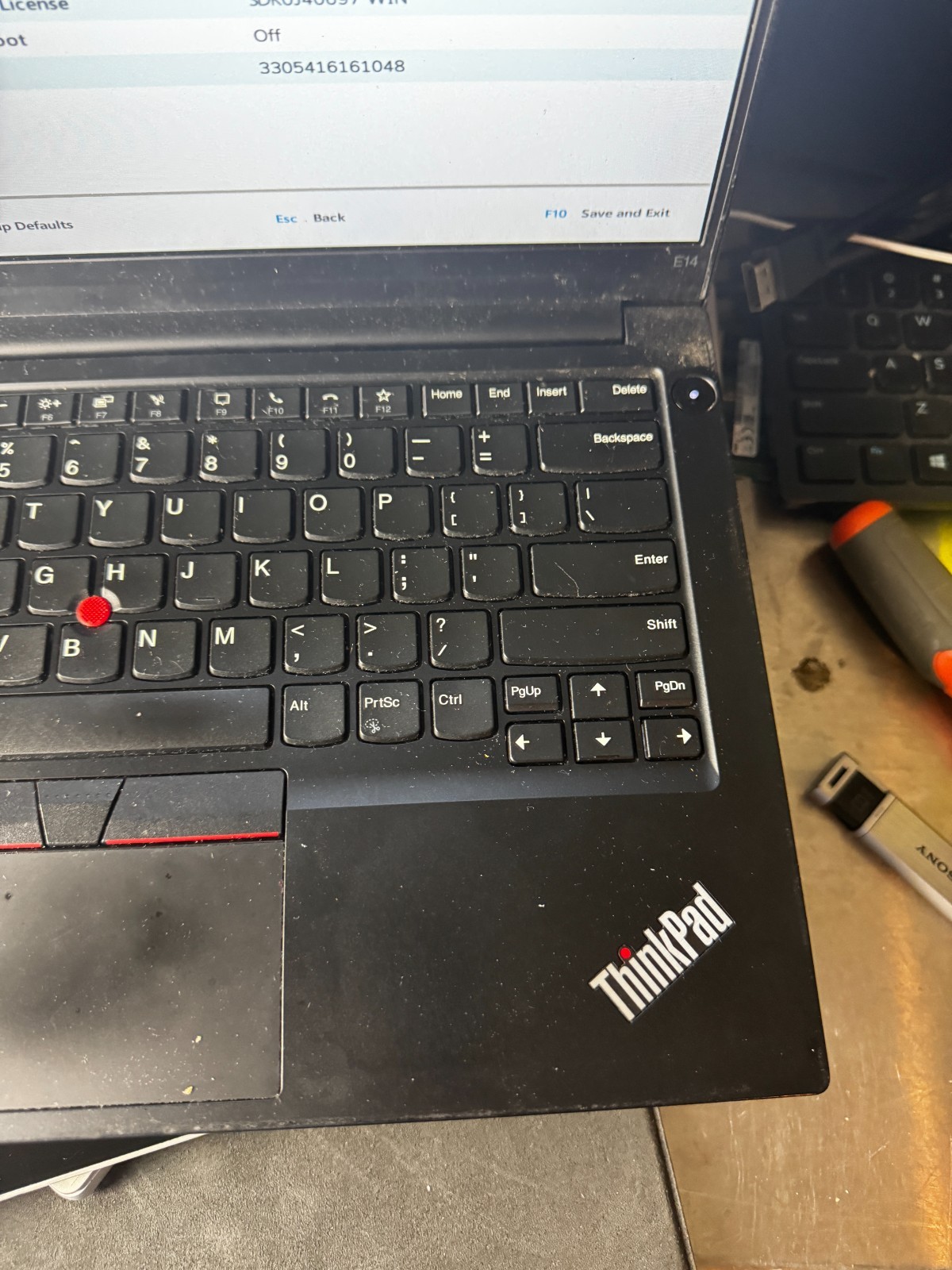 Lenovo ThinkPad E14 GEN2 AMD Ryzen 3 4300U 4GB RAM Laptop For Repair #6403