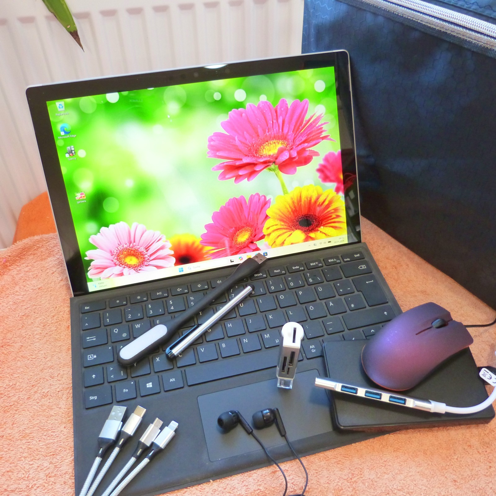 Surface Pro 6 POWER Convertible METAL 128GB l 12″ 2K TOUCH Windows 11 SSD