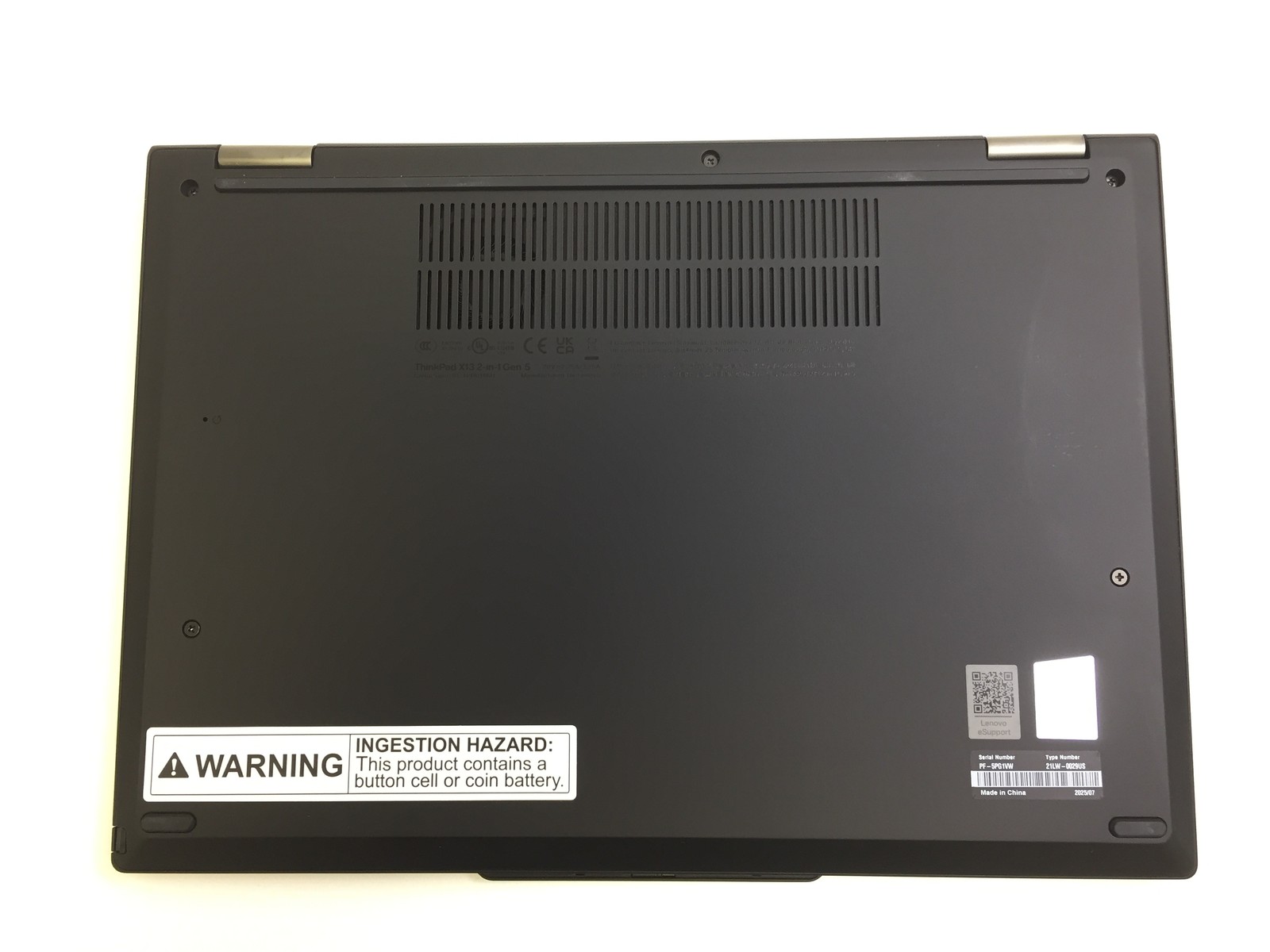 Lenovo Thinkpad X13 2-in-1 G5 21LW0029US – Intel Core Ultra 7, 16GB RAM, 1TB SSD