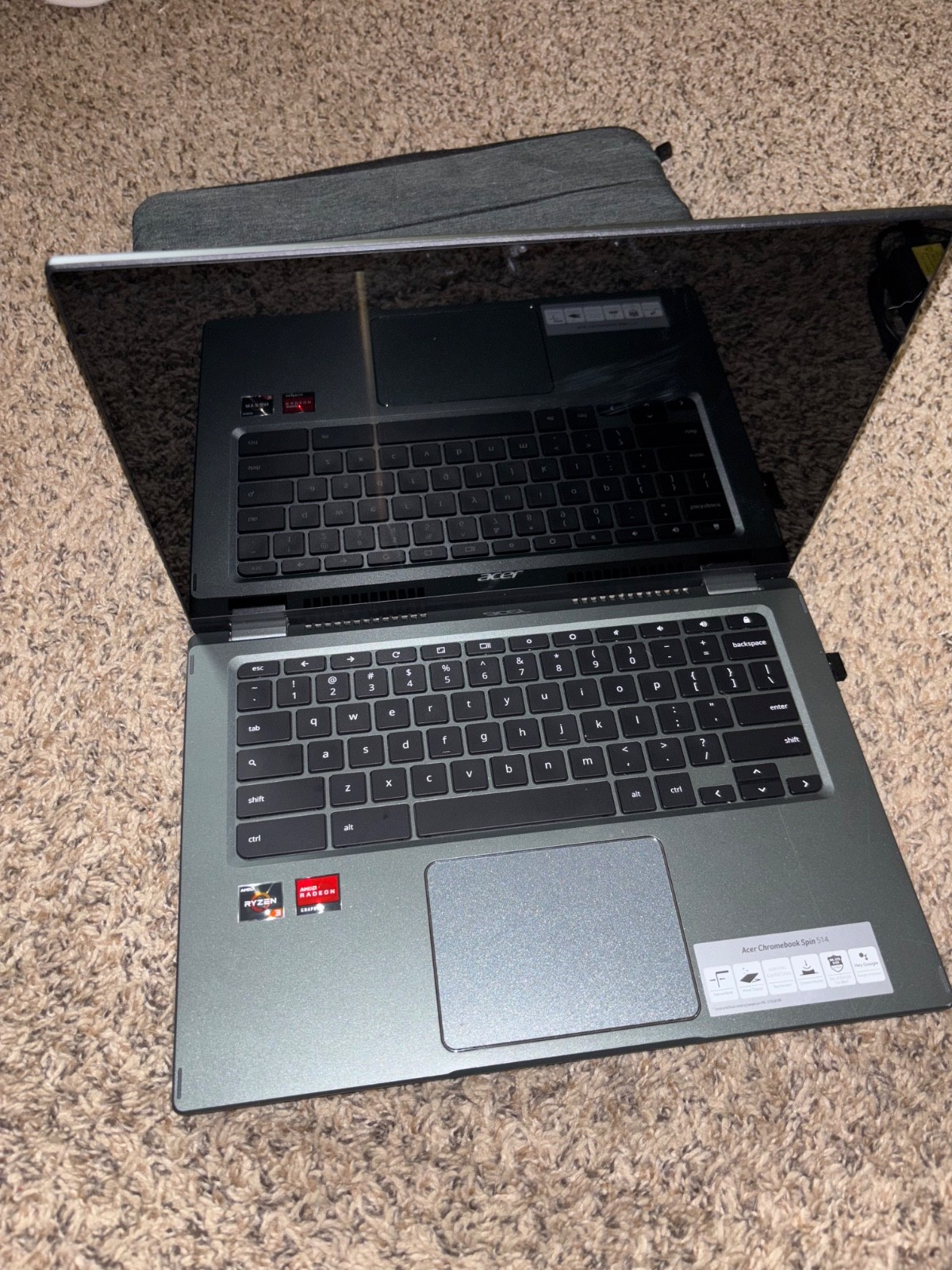 Acer Chromebook Plus Spin 514 14.0 TOUCH Intel Core 5 16GB RAM 256SSD Steel Gray