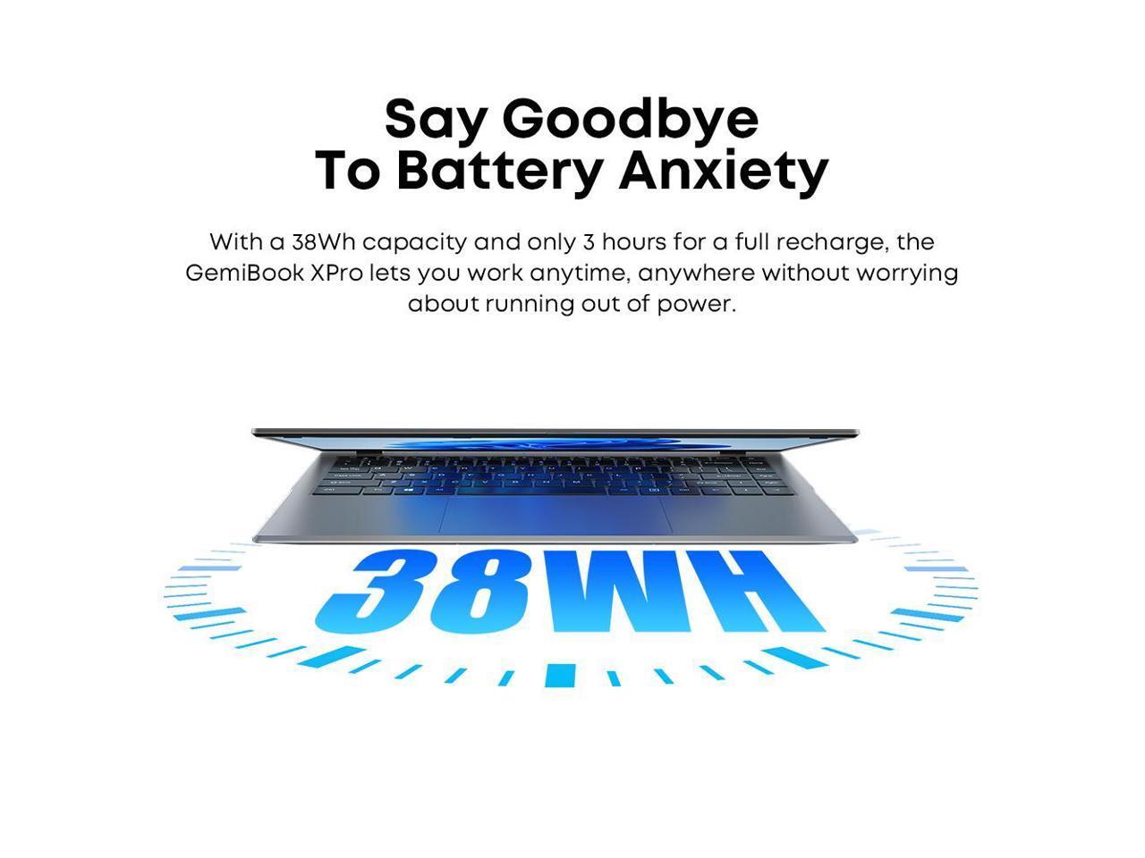 CHUWI GemiBook XPro 14.1in Windows 11 Laptop 3.4Ghz Intel N100 Quad Core 8G 256G