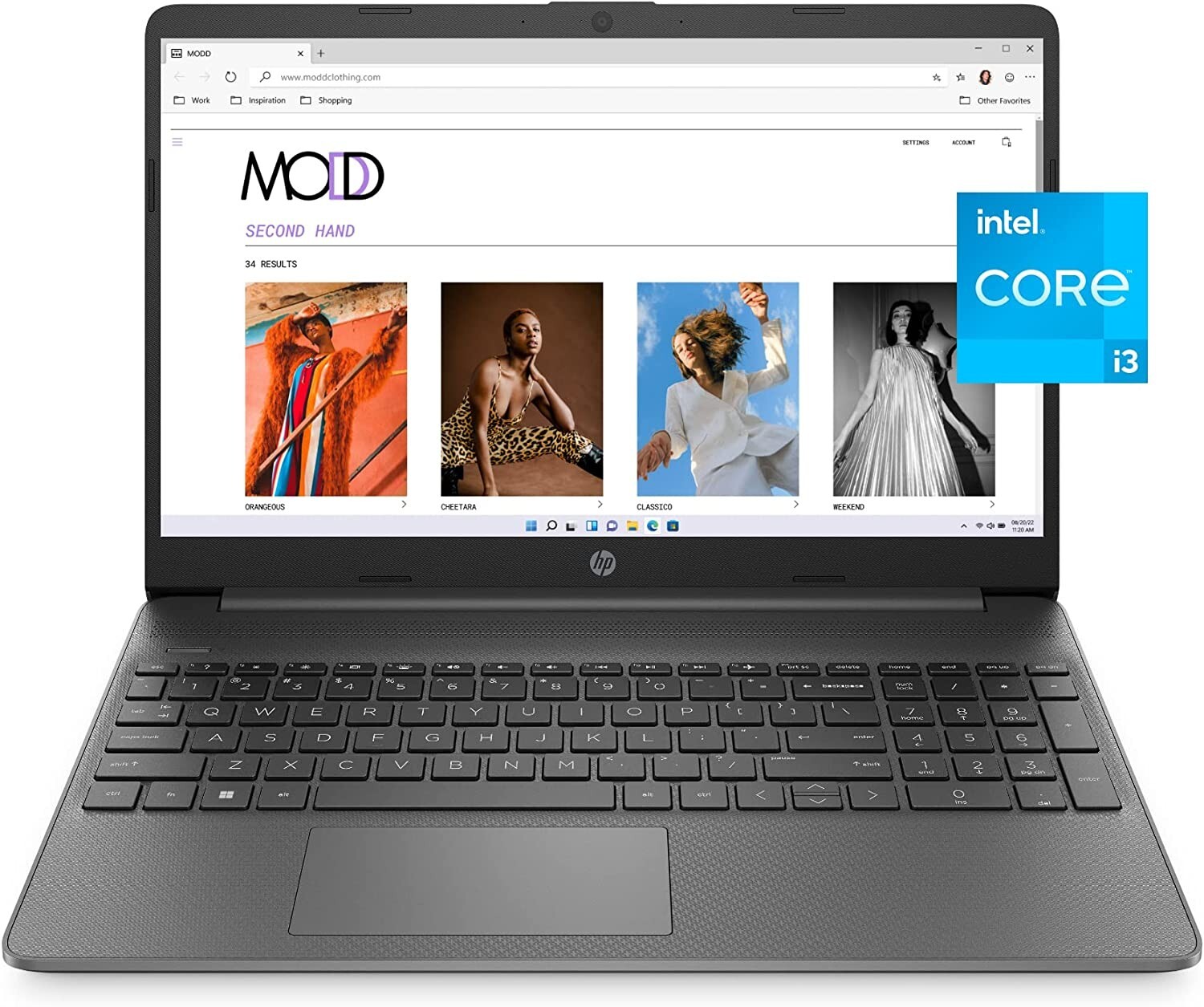 HP 15.6″ Laptop Notebook i3 8GB RAM 128GB SSD 15-dy5599nr