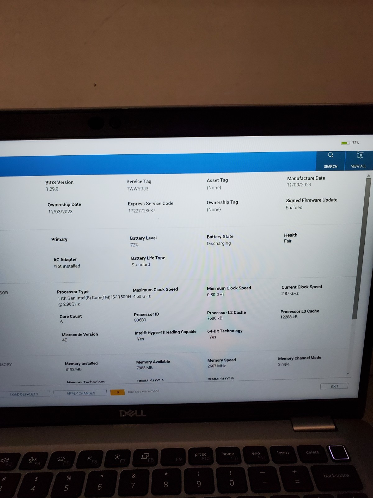 Dell Latitude 5421 14″ Laptop Core i5-11500H 8GB RAM 256GB SSD Win11 #69