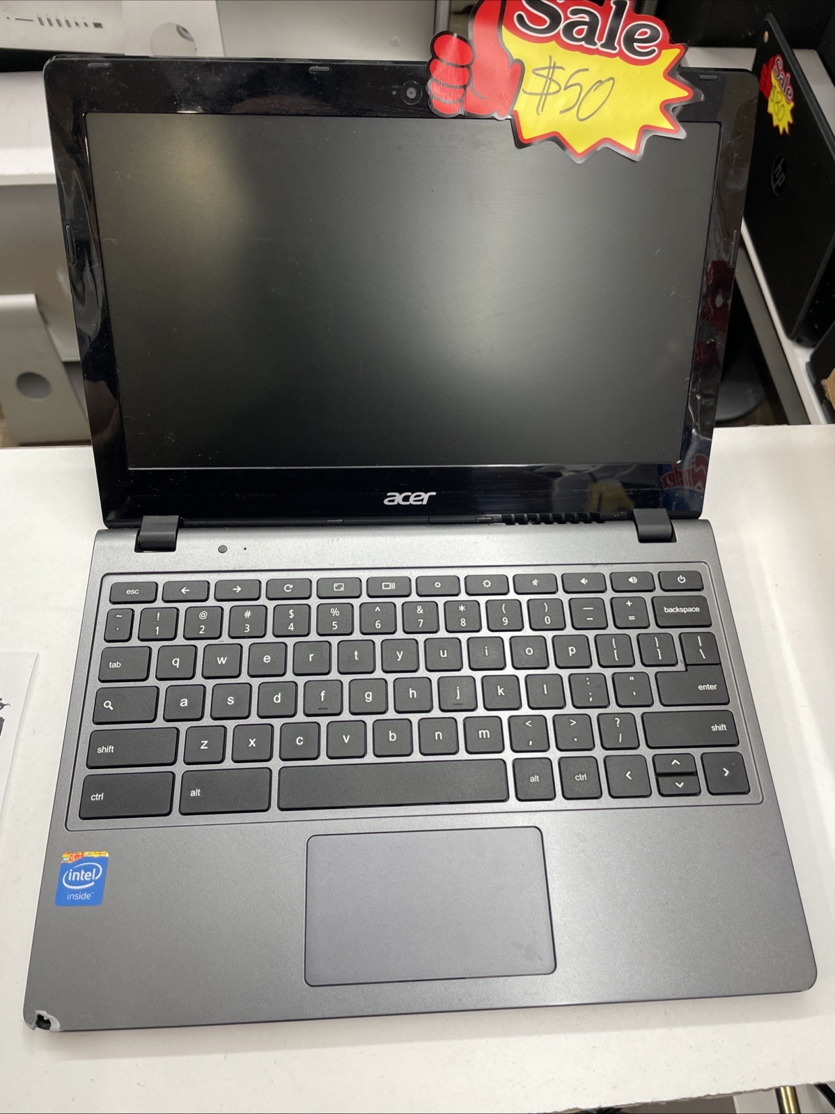 Acer ZHN Chromebook C720 Series 11.6″ Laptop Celeron Gray w/ Power Charger