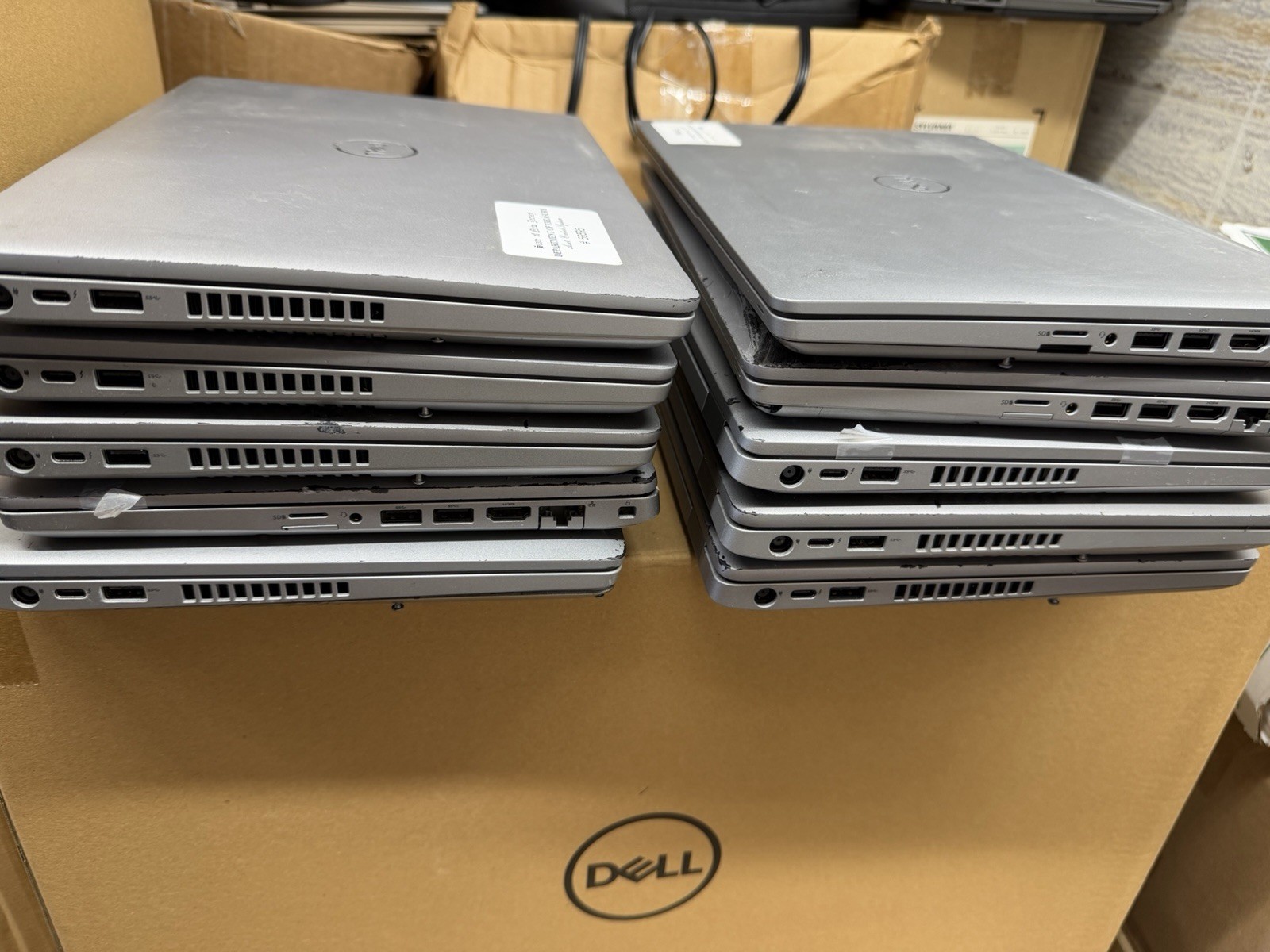 Lot Of 10 Dell Latitude 5411 14″ i5-10400H 2.6G NO RAM, No SSD Booted to bios