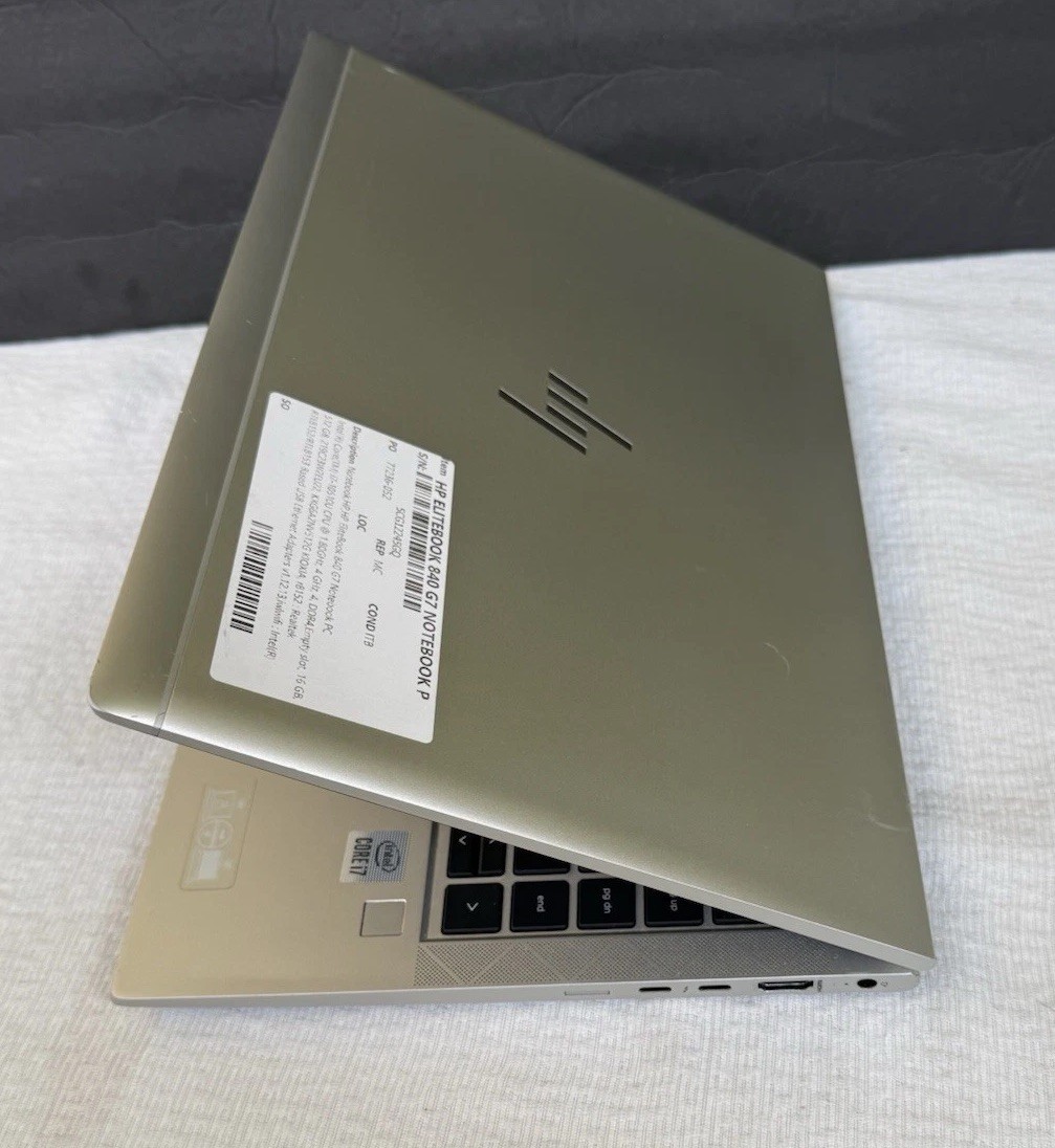 HP EliteBook 840 G7, i7-10510U CPU, @1.80GHz, 16GB RAM, 512GB NVMe-W10Pro