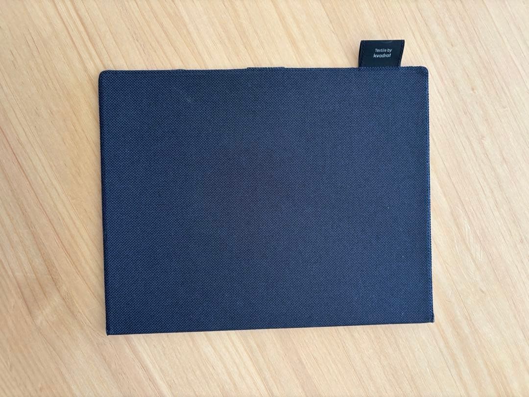 QUADERNO A4 Genuine Fabric Case Navy Tag Design for Latest Model