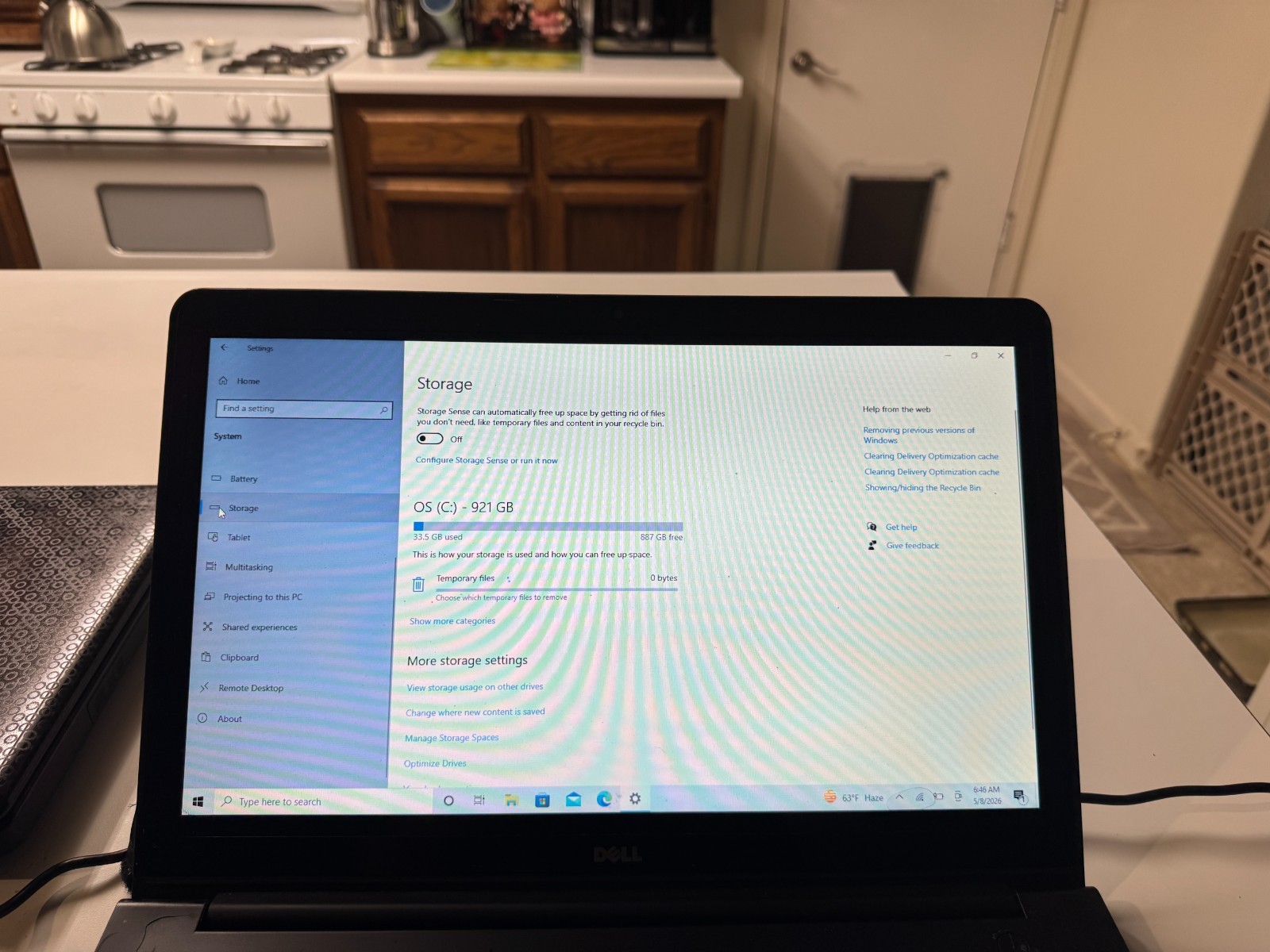 Dell Inspiron 15‑5545 15.6″ Laptop AMD A10‑7300 8GB RAM 1TB HDD – For Parts