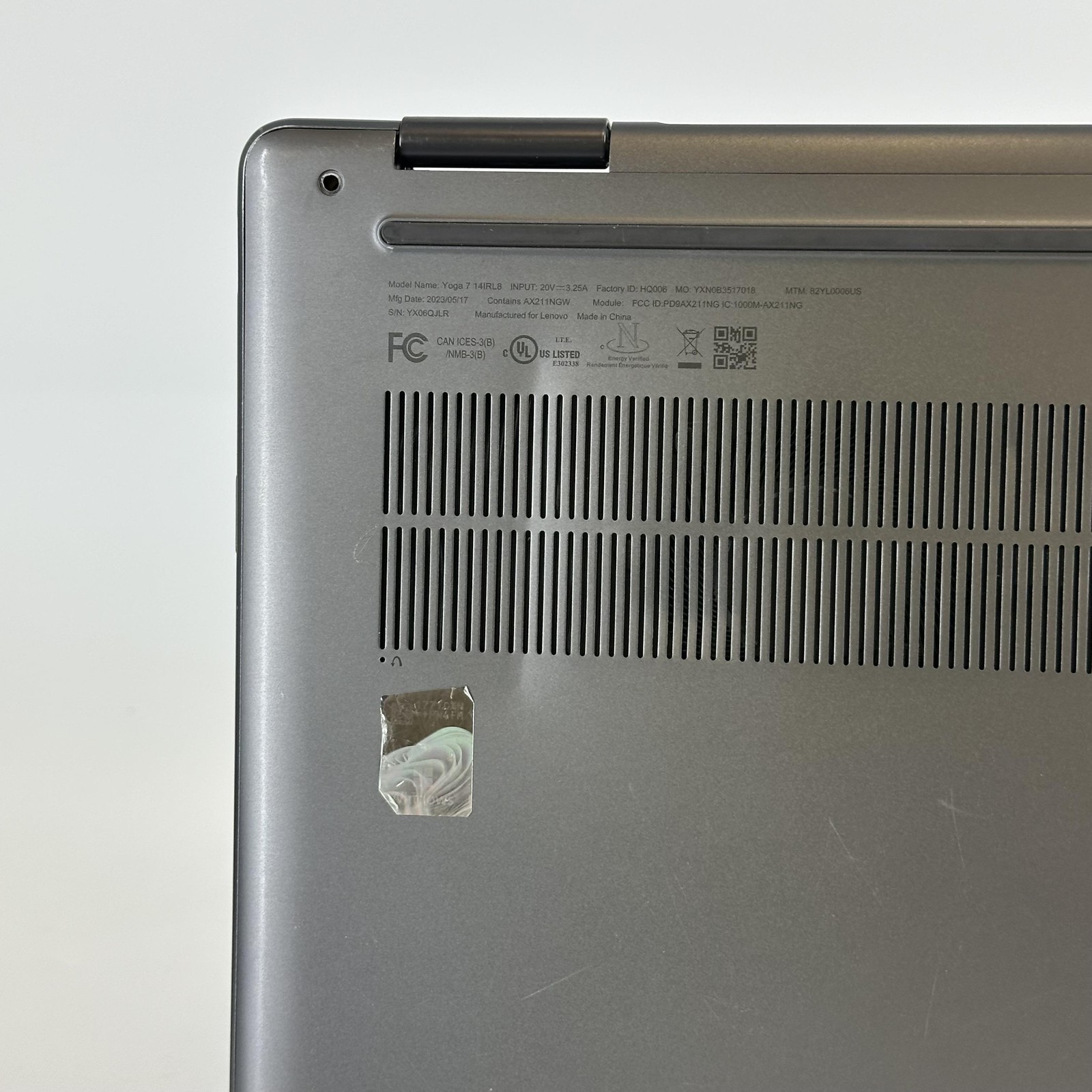 Lenovo Yoga 7i 14 Gray FHD+ TOUCH 1.3 GHz i5-1335U 8GB 512GB SSD Good