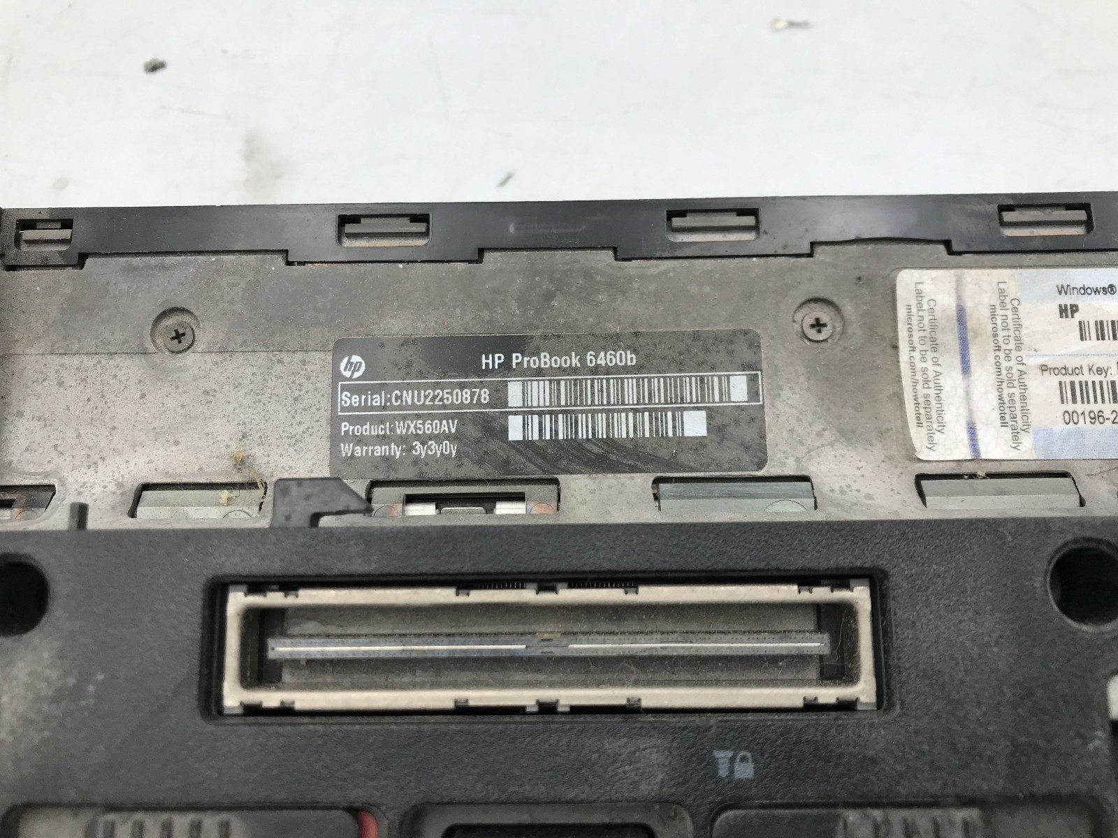 HP PROBOOK 6460B – BOOTS TO BIOS – INTEL I5 2520M – 4GB RAM – RREAD DESCRIP – BB