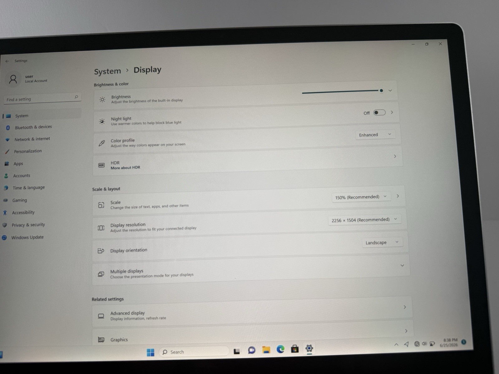 Microsoft Surface Laptop 5 13.5” 1950 Intel Core i7-1265U 16GB RAM 512GB NVME