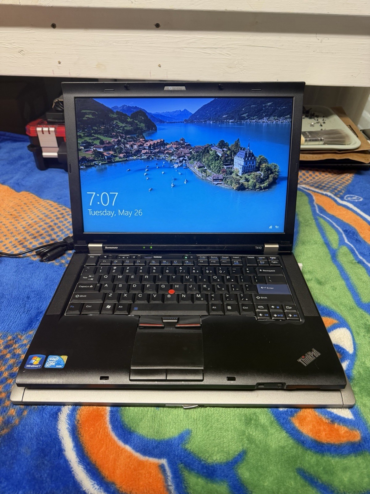 Lenovo Thinkpad T410 14.1” Win10Pro Intel i5-2.40, 4GB, 160GB, DVD-RW, Wifi #002