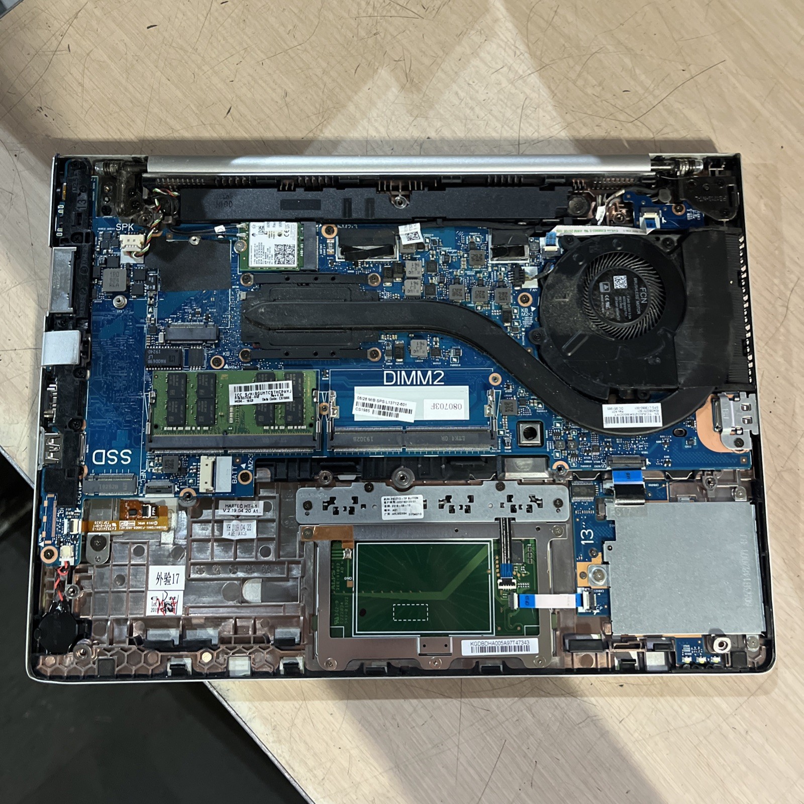 HP ELITEBOOK 830 G5 INTEL CORE I7-8650U 1.90GHZ 16GB RAM NO HD
