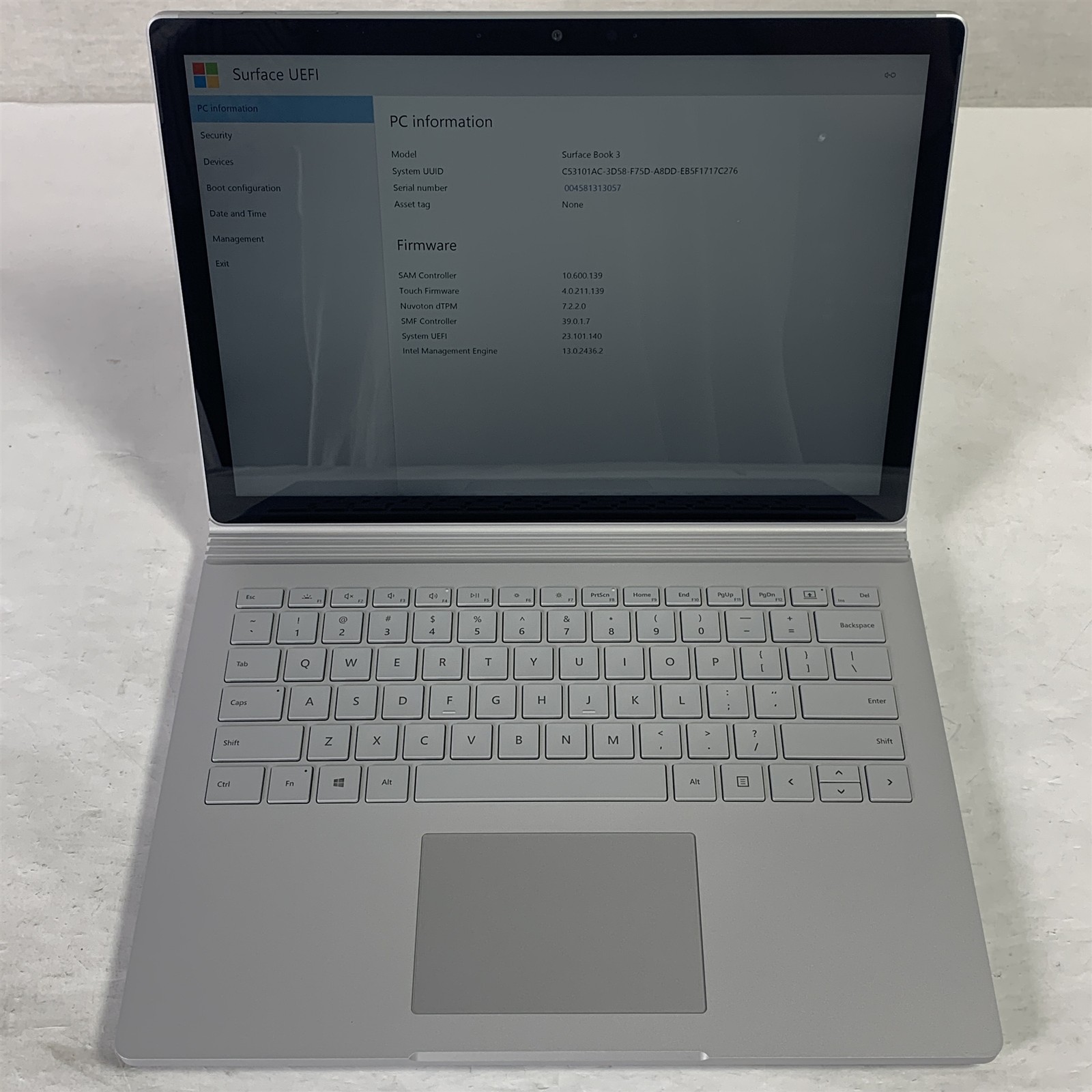 Microsoft Surface Book 3 1900 13.5″ i7-1065G7 1.3GHz 16GB 256GB NVMe SSD – Win11