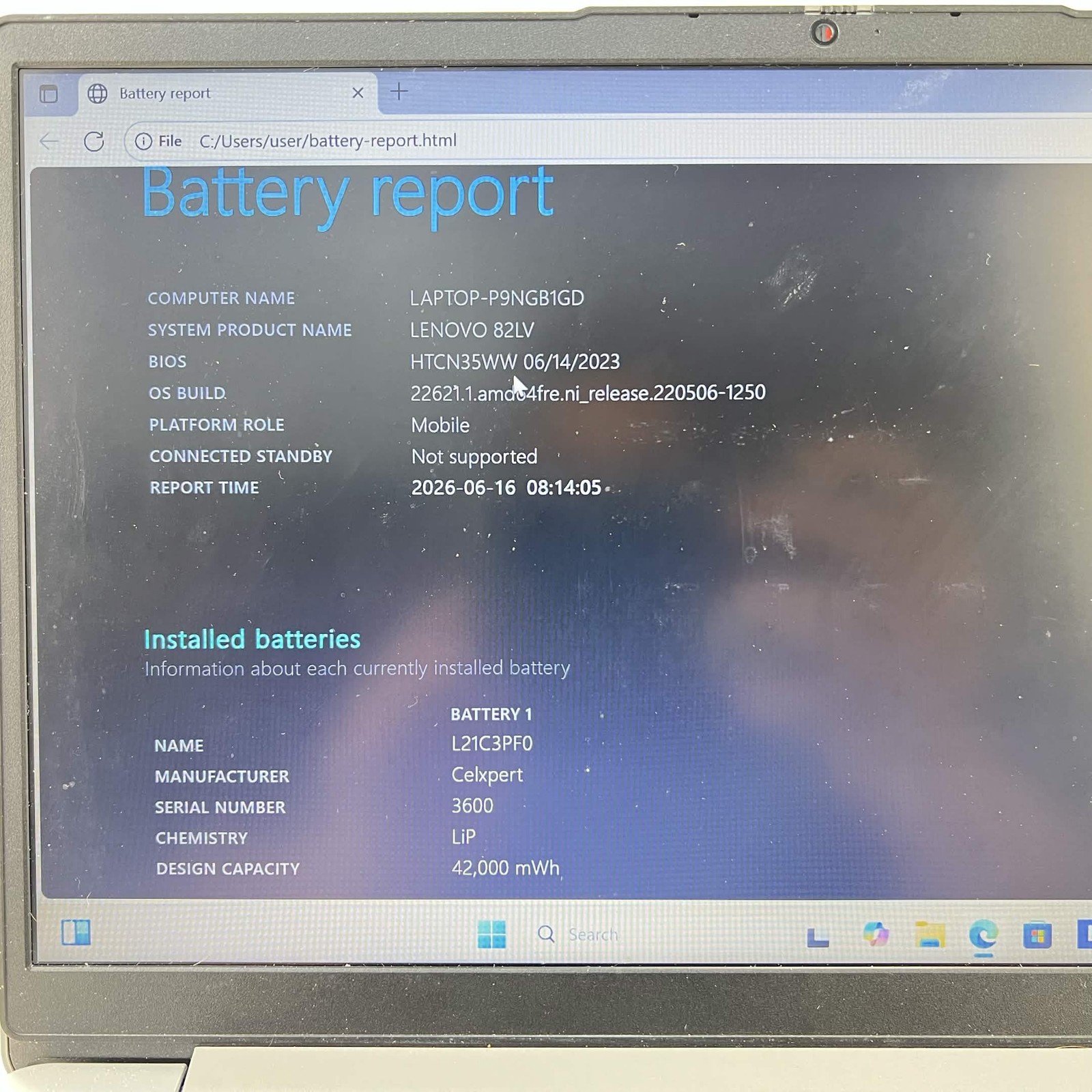 Lenovo IdeaPad 1 PF9XB3C12090 15.6″ Pentium Silver N6000 1.1GHz 4GB RAM 32GB SSD