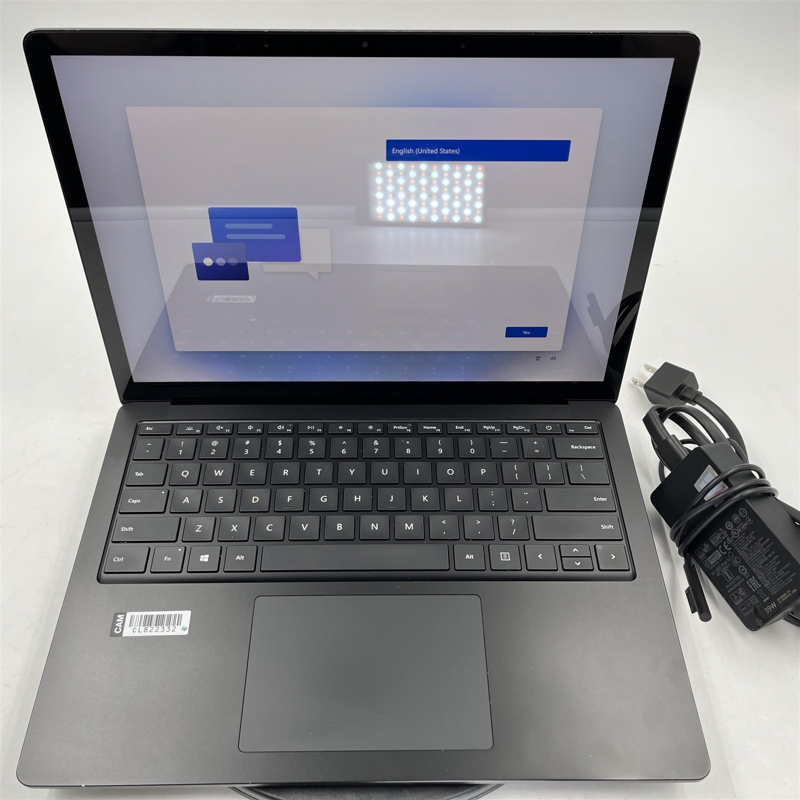 Microsoft Surface Laptop 3 i5-1035G7 1.20GHz/16GB RAM/128GB NVMe SSD/Win11p
