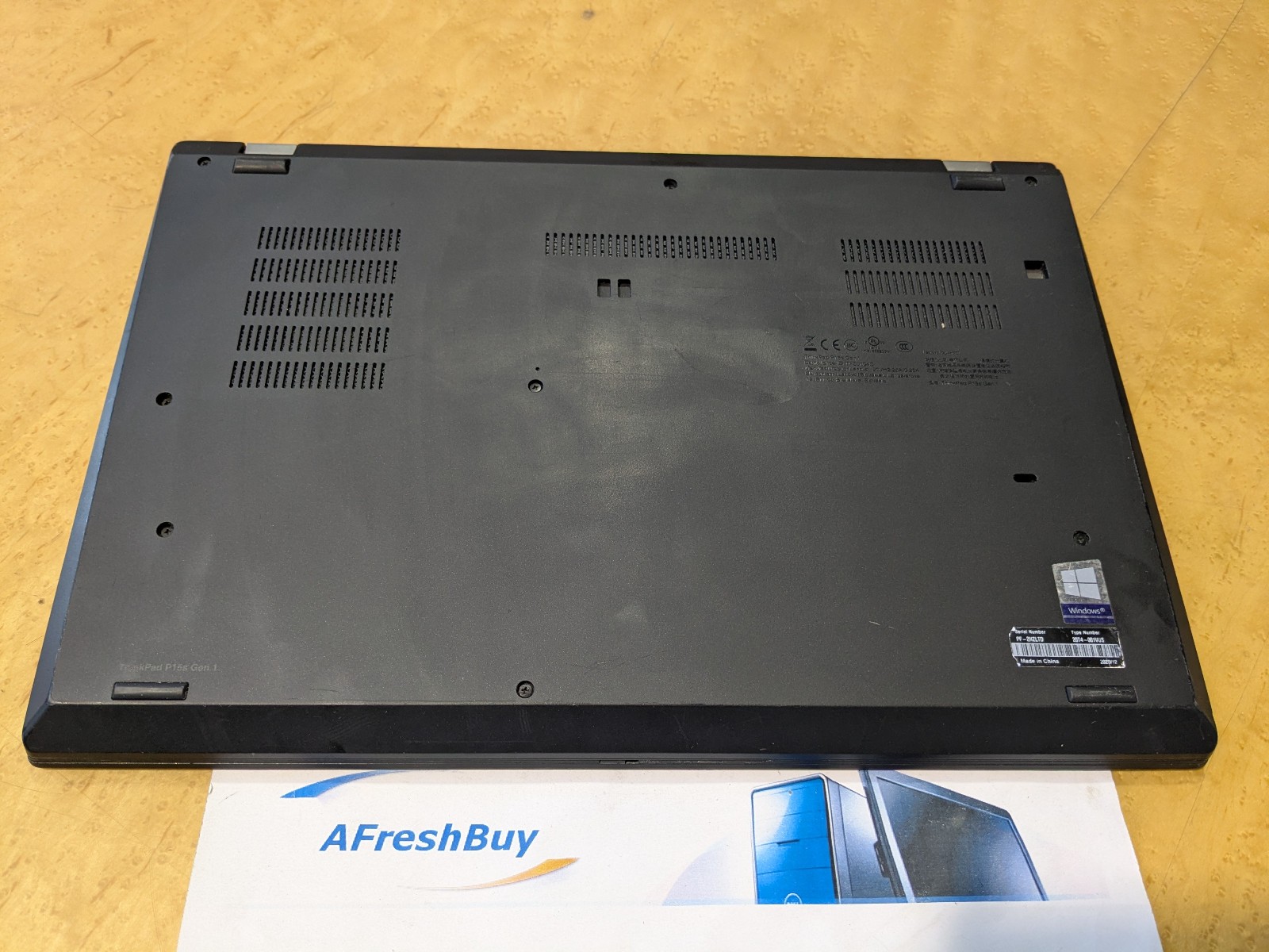 Lenovo Thinkpad P15s Gen1 i7-10510U 1.8GHz 16GB Ram 256GB SSD P520 No OS/AC #5